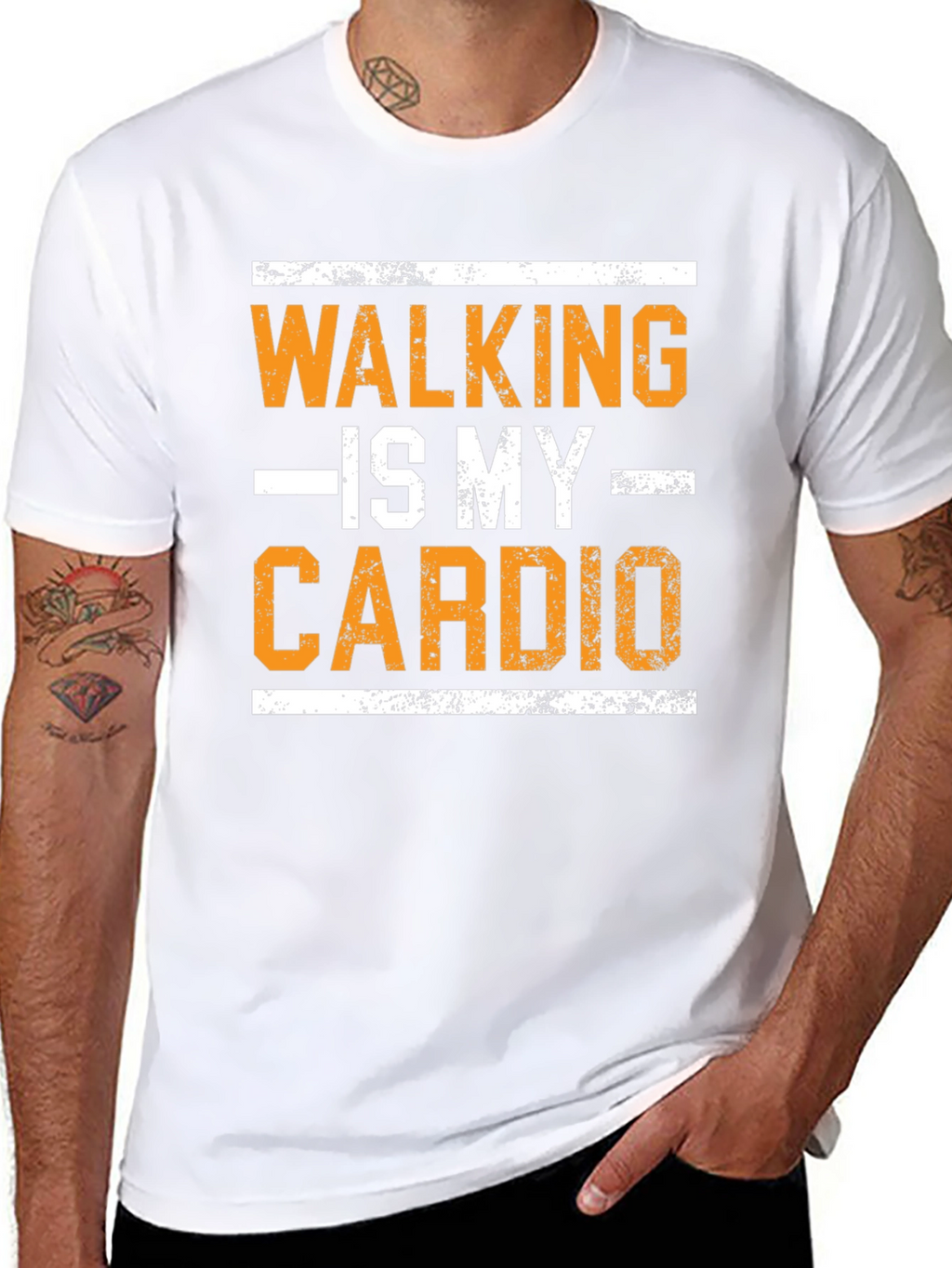 Walking is My Cardio T-Shirt - Funny Fitness Tee