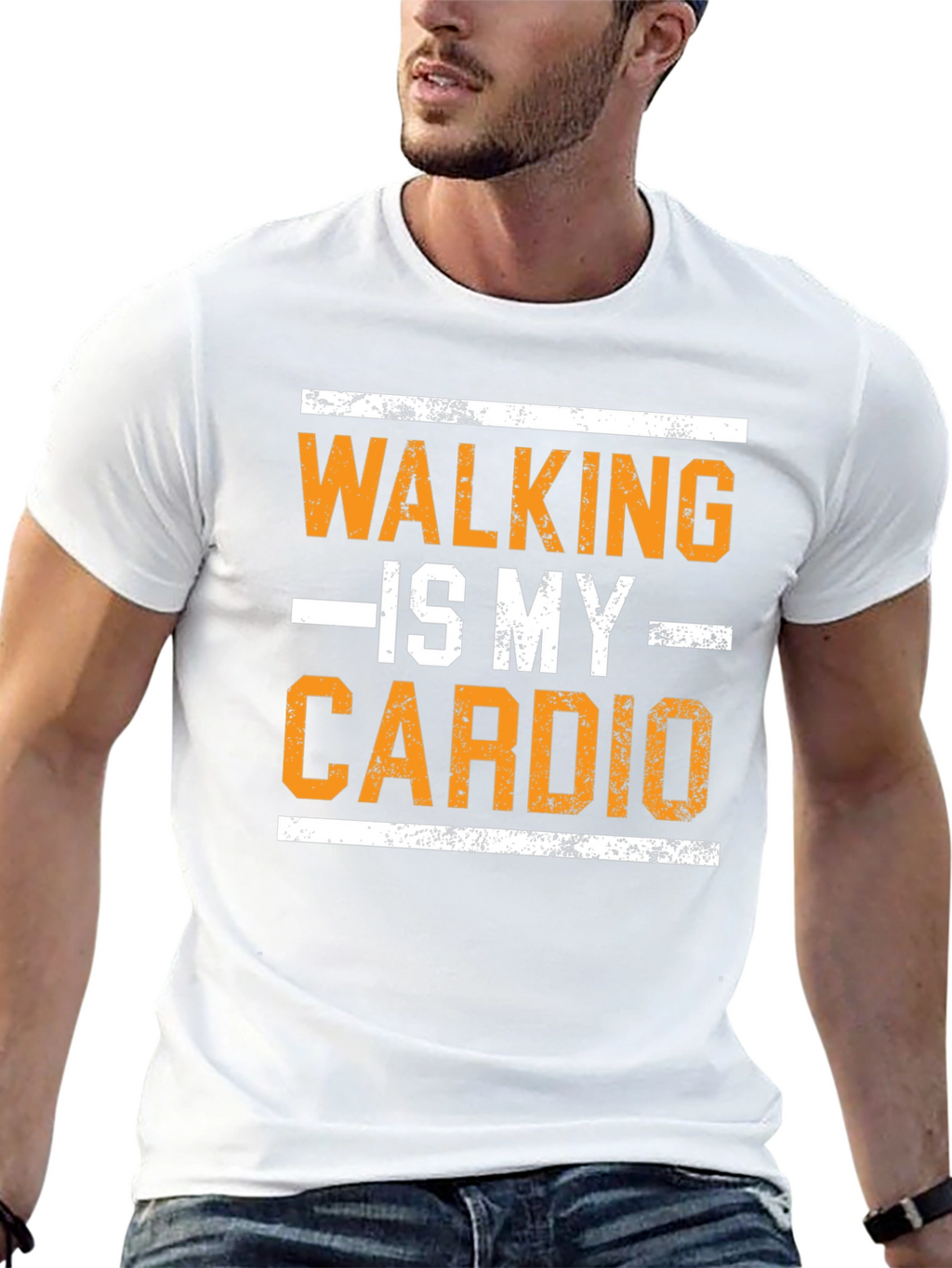 Walking is My Cardio T-Shirt - Funny Fitness Tee