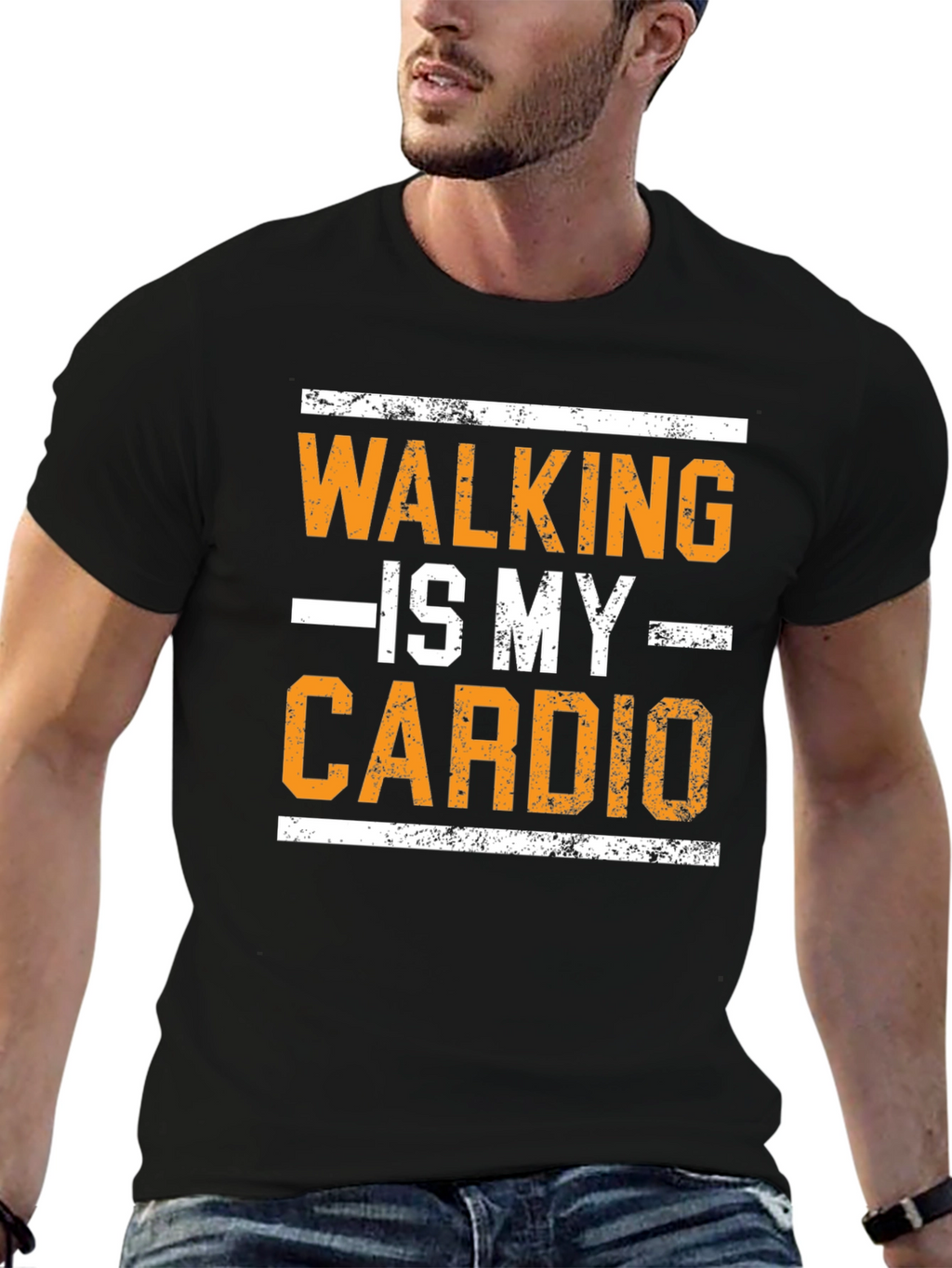 Walking is My Cardio T-Shirt - Funny Fitness Tee