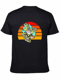 Wizard Sunset Graphic Tee - Stylish Magic T-Shirt