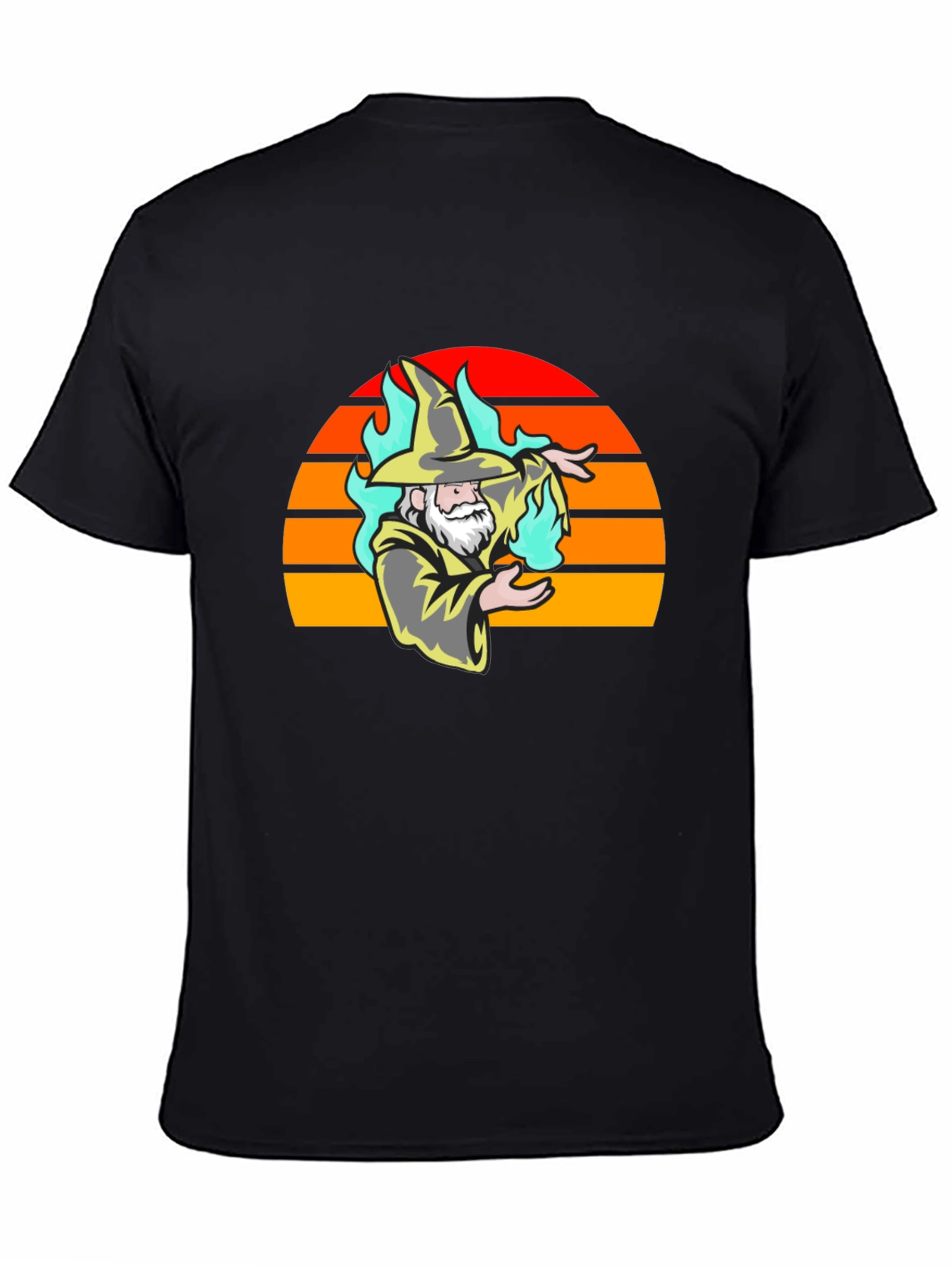 Wizard Sunset Graphic Tee - Stylish Magic T-Shirt