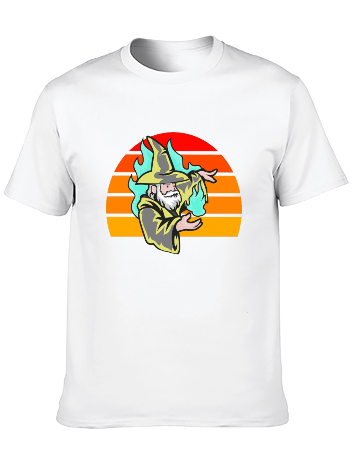 Wizard Sunset Graphic Tee - Stylish Magic T-Shirt