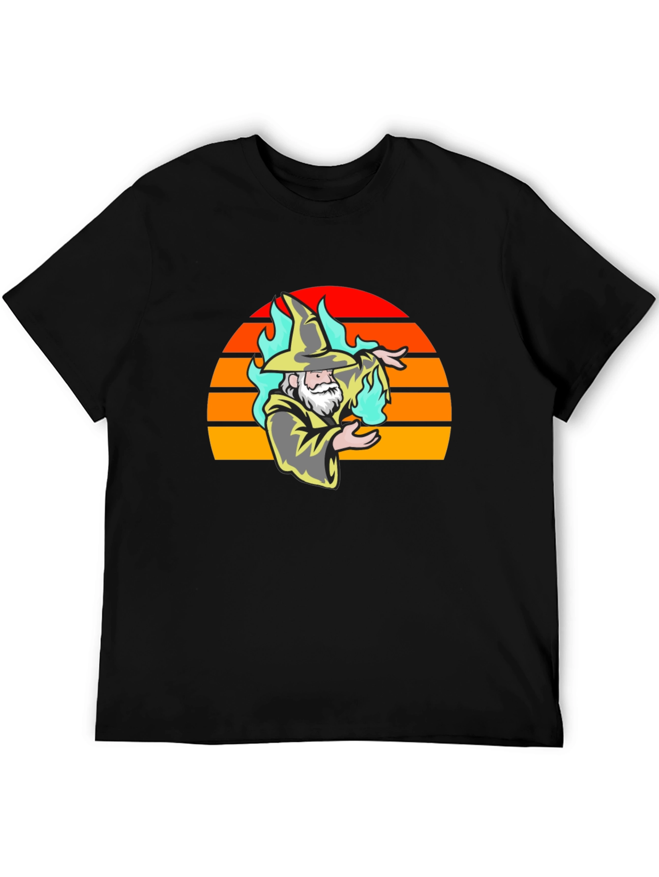 Wizard Sunset Graphic Tee - Stylish Magic T-Shirt