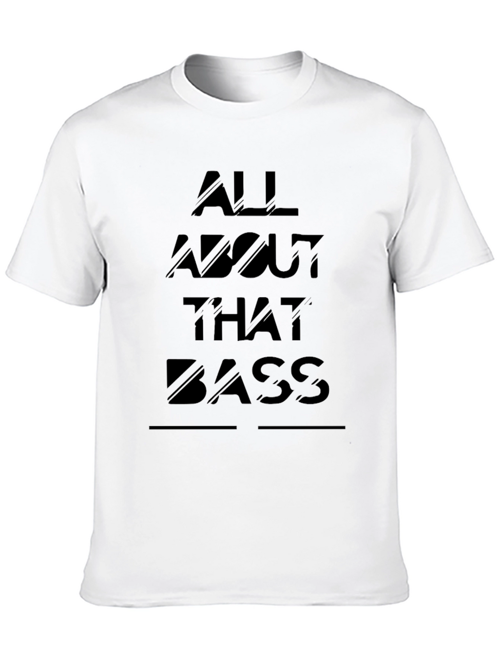 All About That Bass Graphic Tee - Black