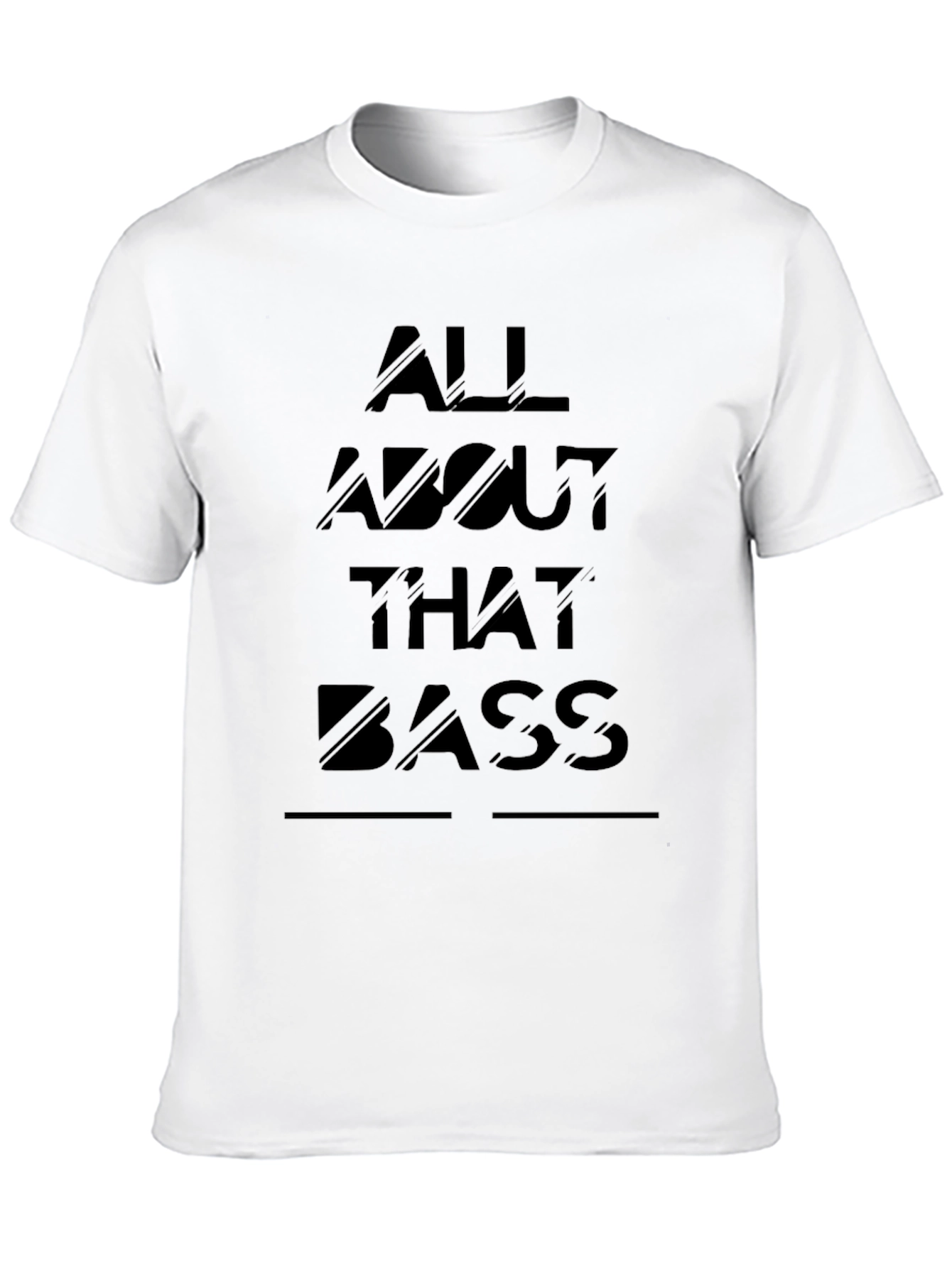 All About That Bass Graphic Tee - Black