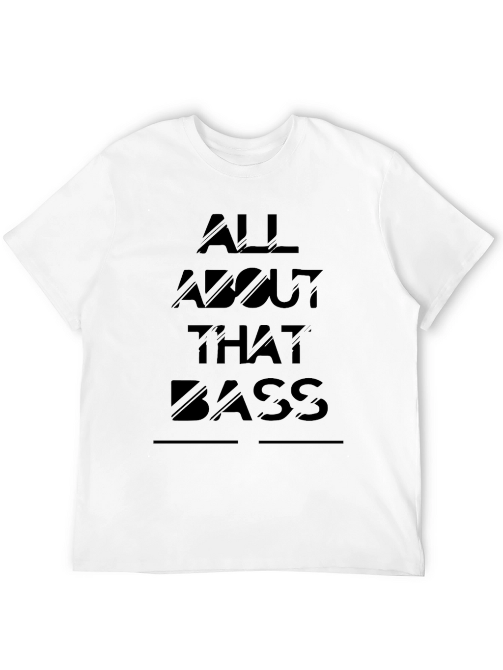All About That Bass Graphic Tee - Black