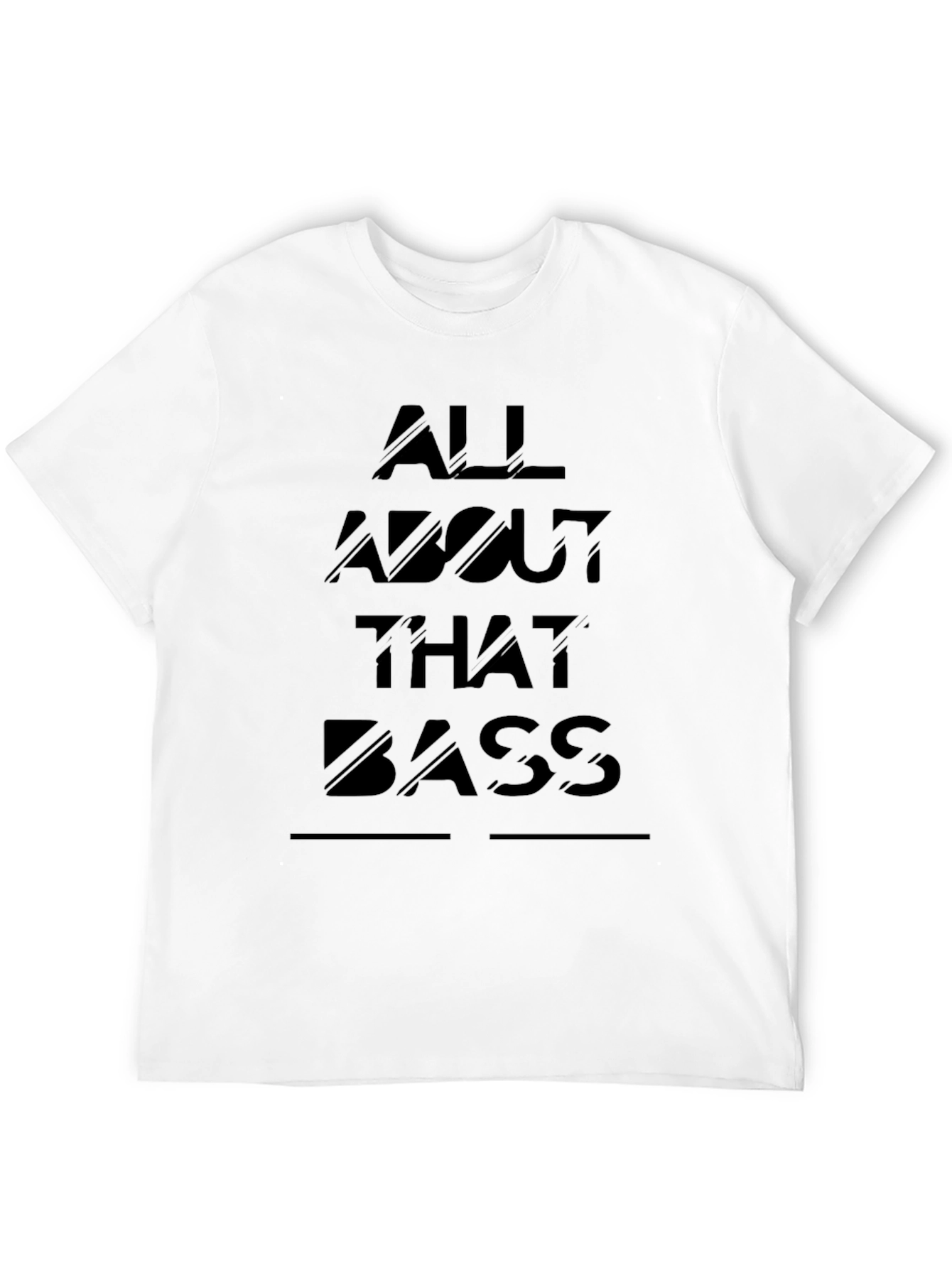 All About That Bass Graphic Tee - Black