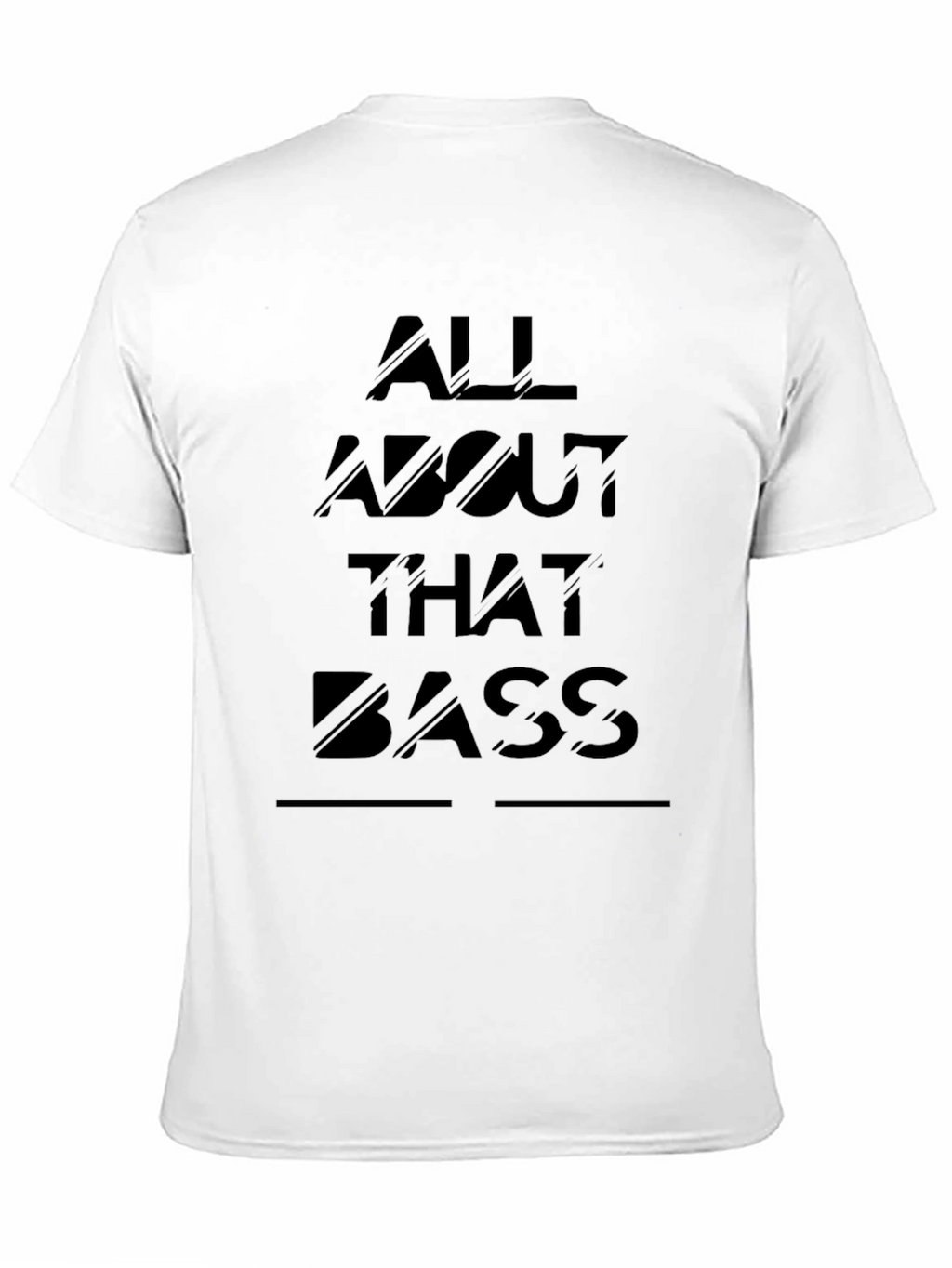 All About That Bass Graphic Tee - Black