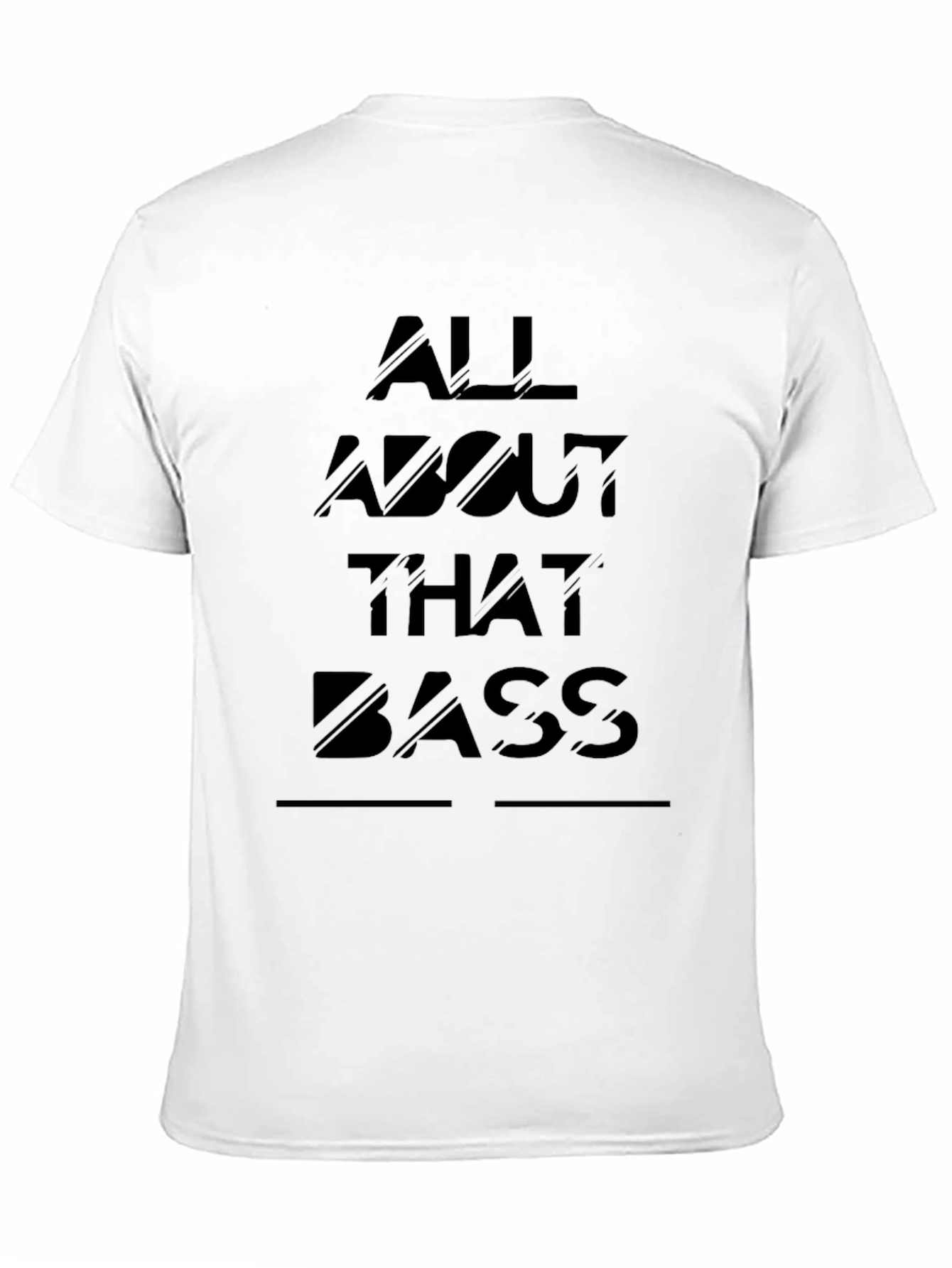 All About That Bass Graphic Tee - Black