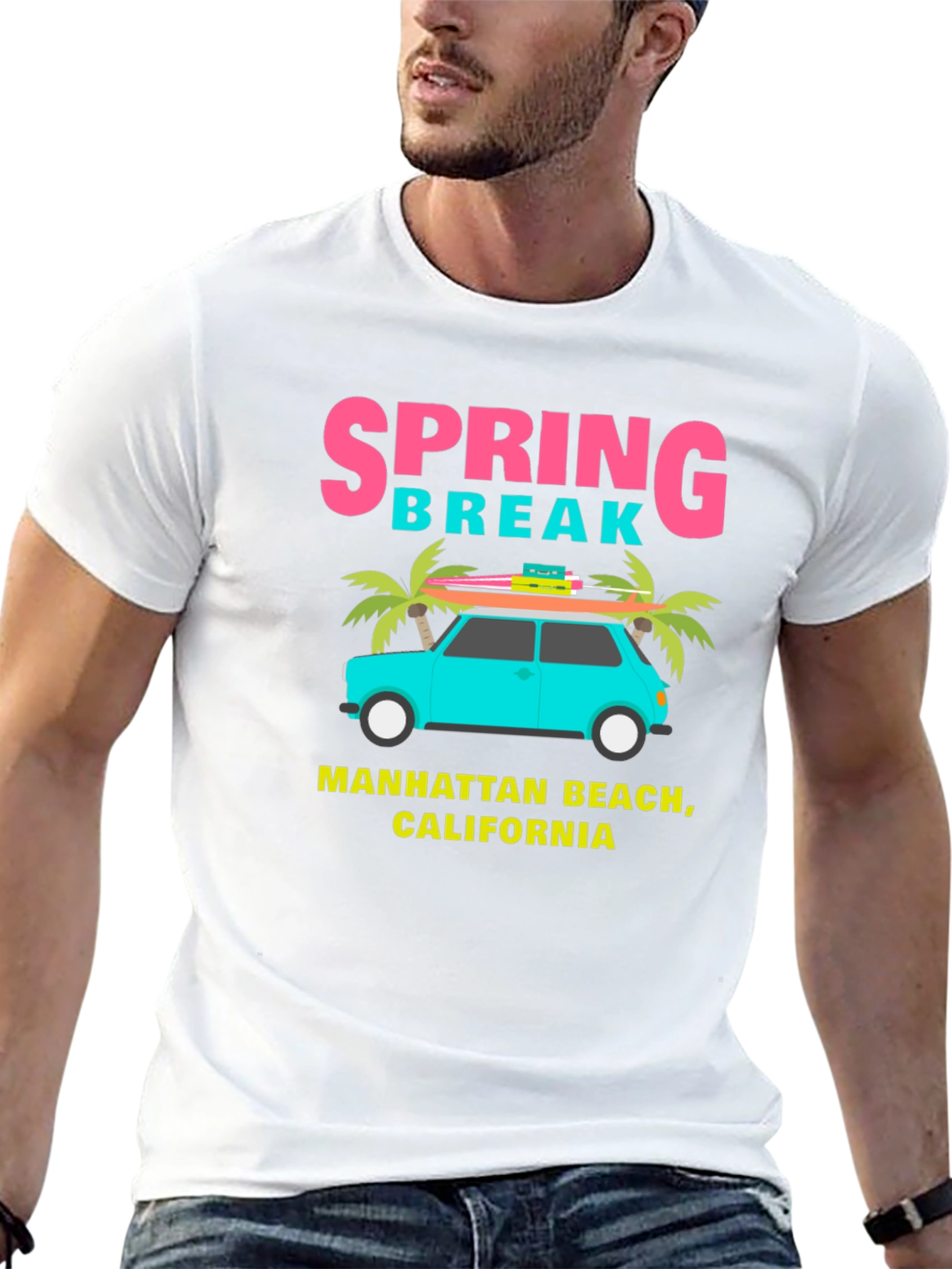 Spring Break Manhattan Beach California T-Shirt