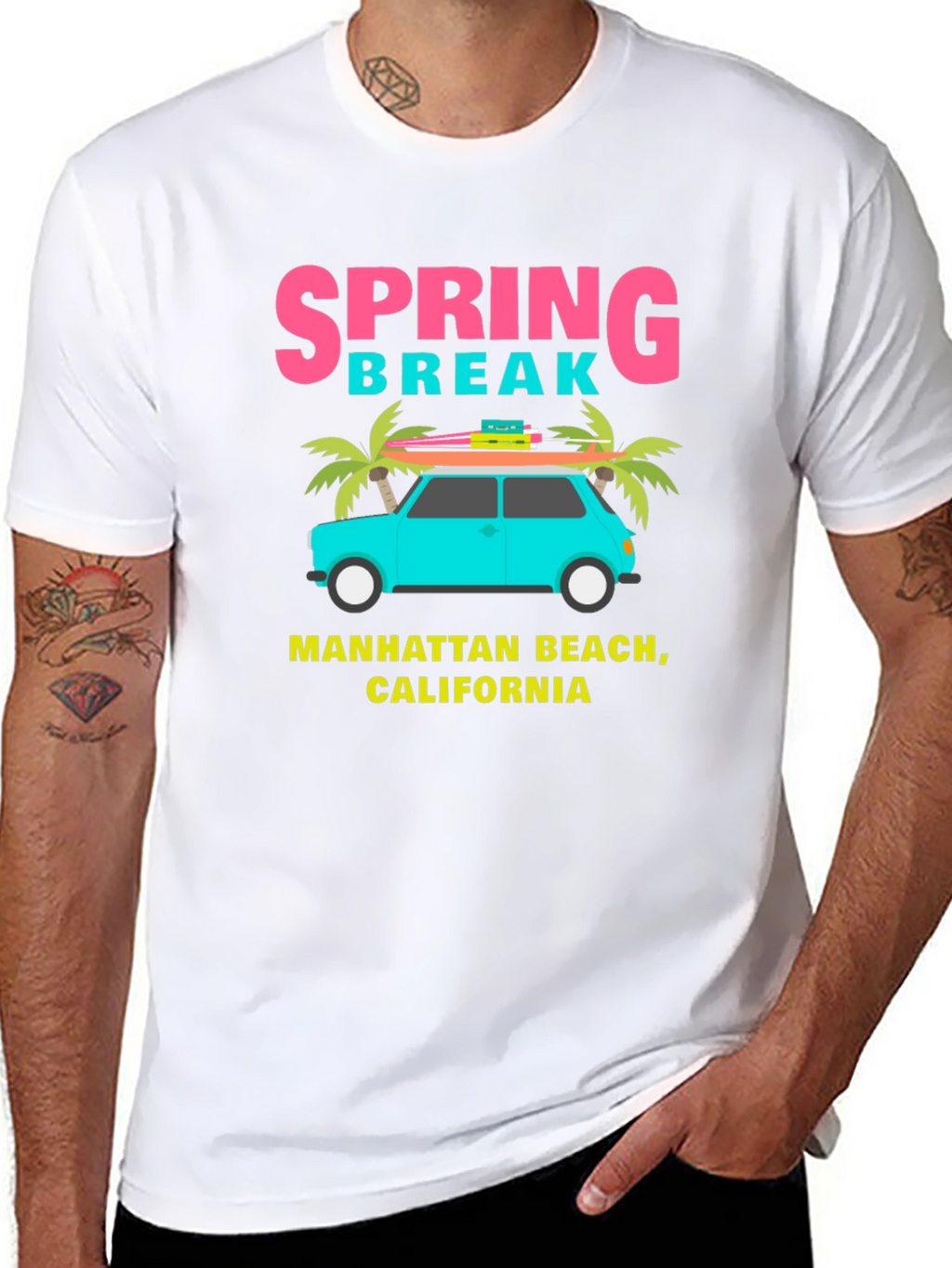 Spring Break Manhattan Beach California T-Shirt