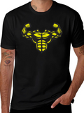 Muscle Graphic Tee - Flex Your Style