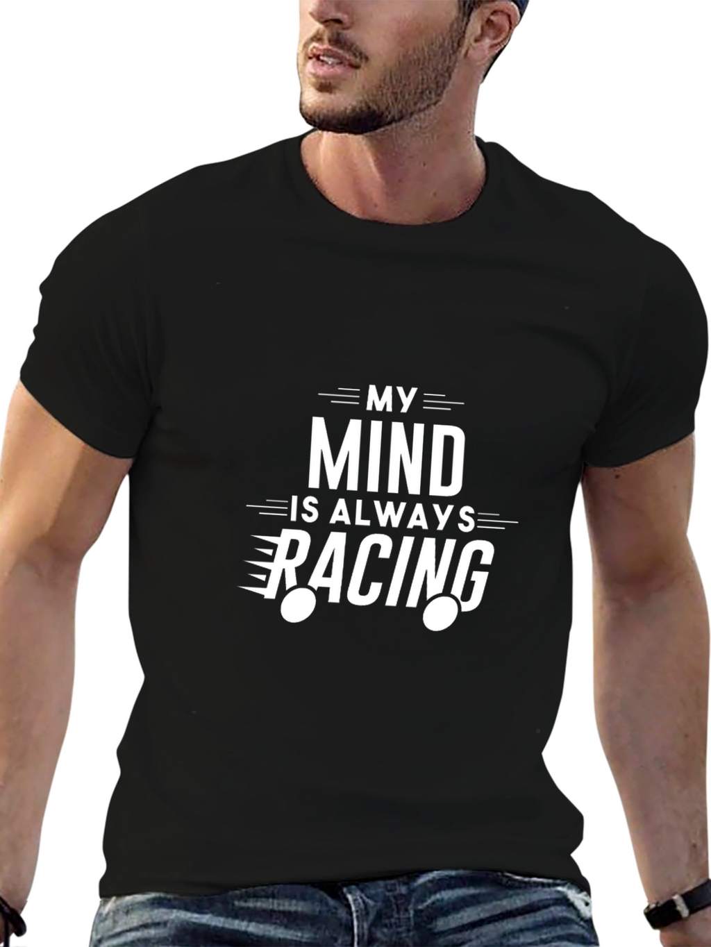 My Mind is Always Racing Graphic Tee