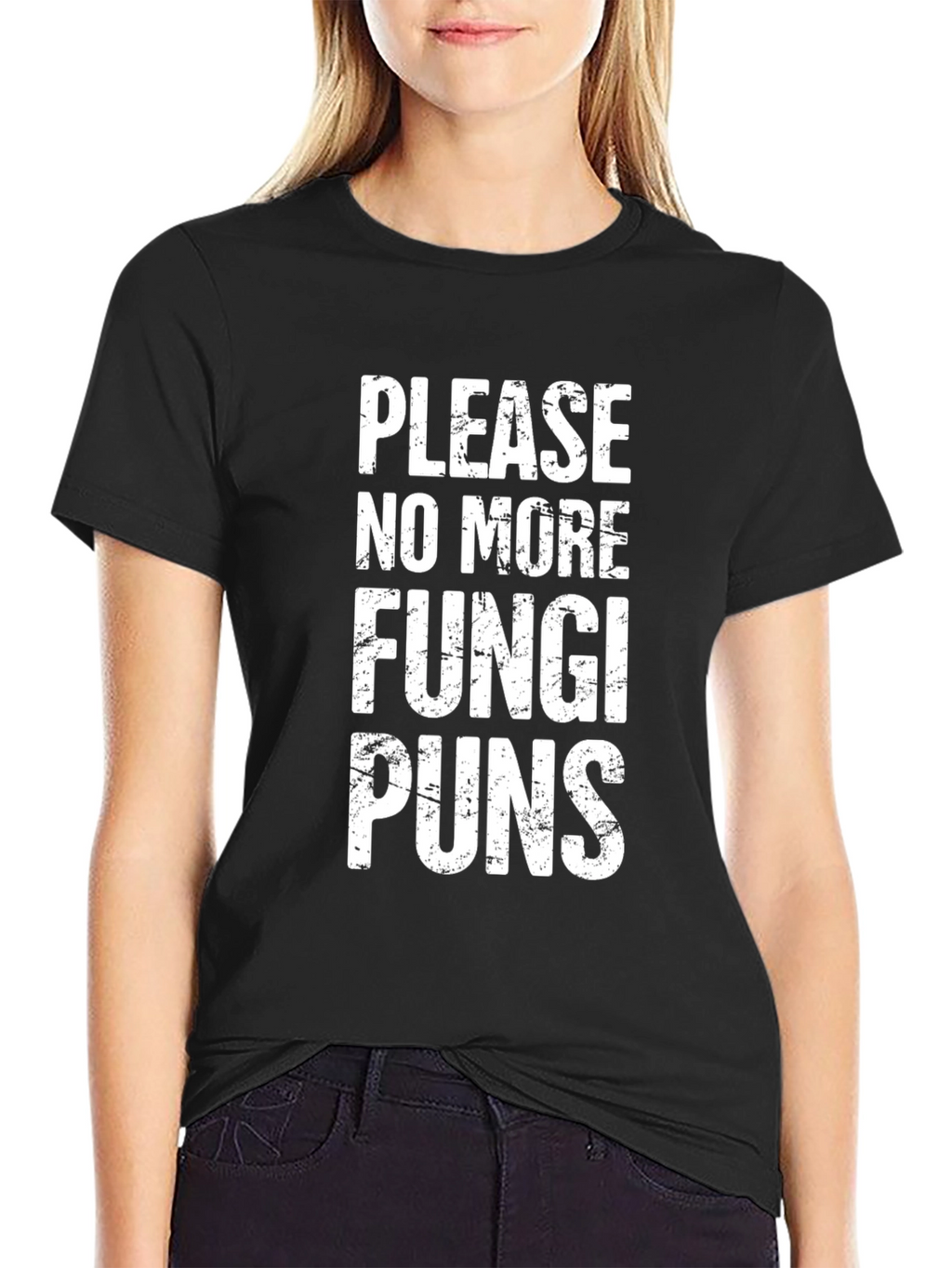 Funny Fungi Puns T-Shirt - Black Novelty Tee