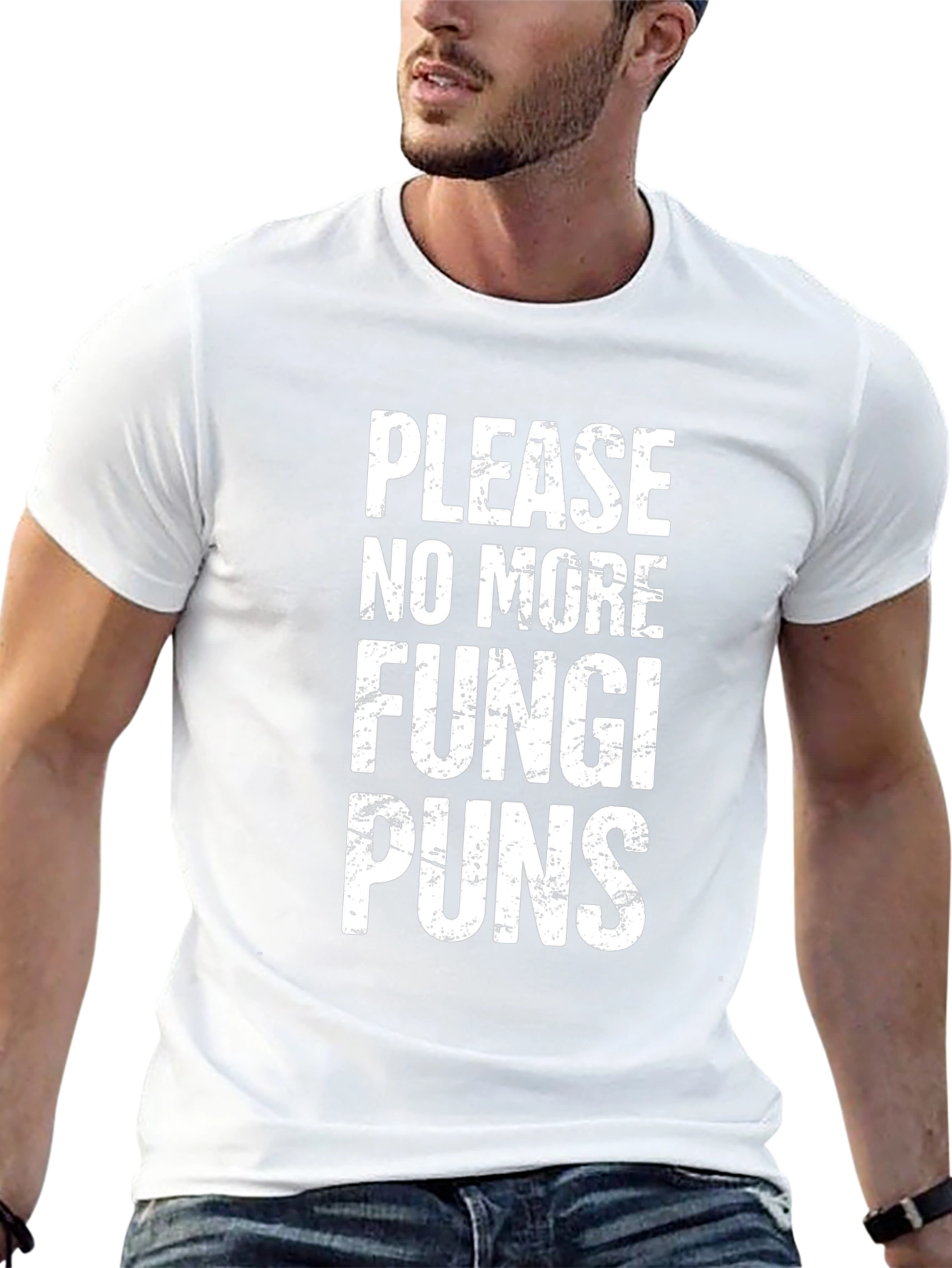 Funny Fungi Puns T-Shirt - Black Novelty Tee
