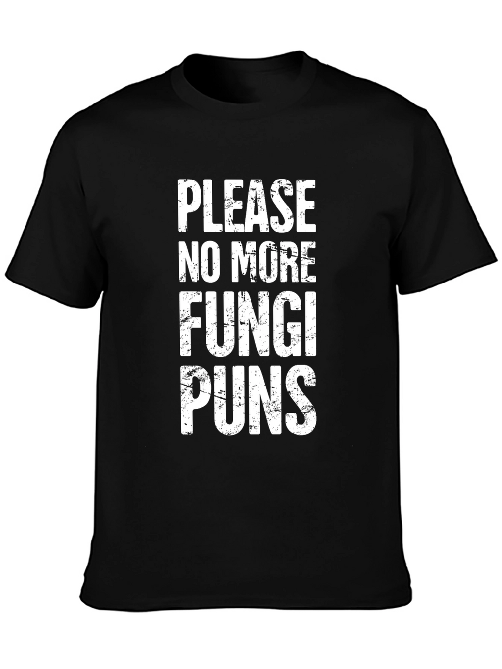 Funny Fungi Puns T-Shirt - Black Novelty Tee