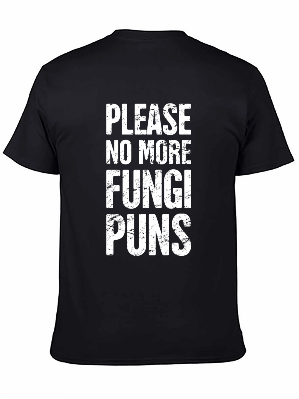 Funny Fungi Puns T-Shirt - Black Novelty Tee