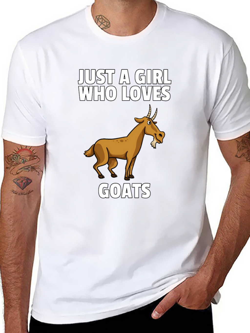 Just A Girl Who Loves Goats T-Shirt