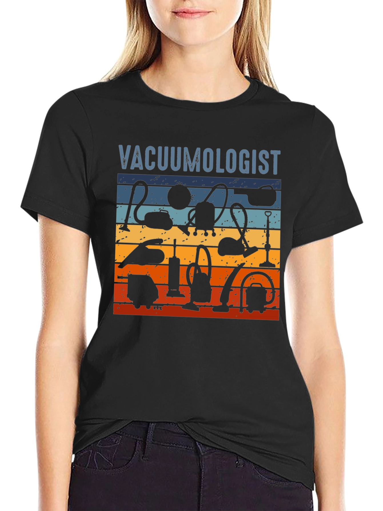 Vacuumologist T-Shirt - Retro Vacuum Cleaner Design