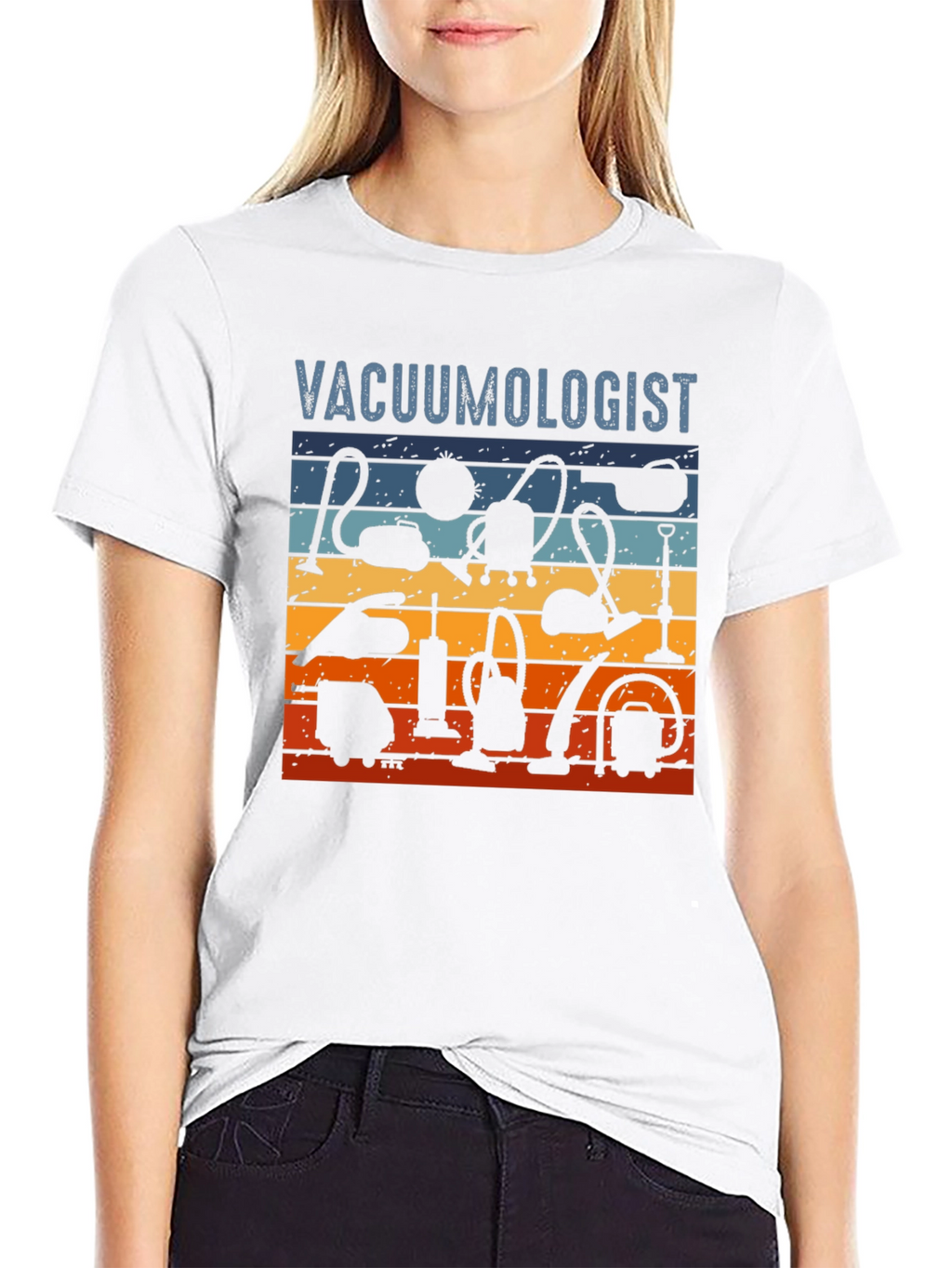 Vacuumologist T-Shirt - Retro Vacuum Cleaner Design