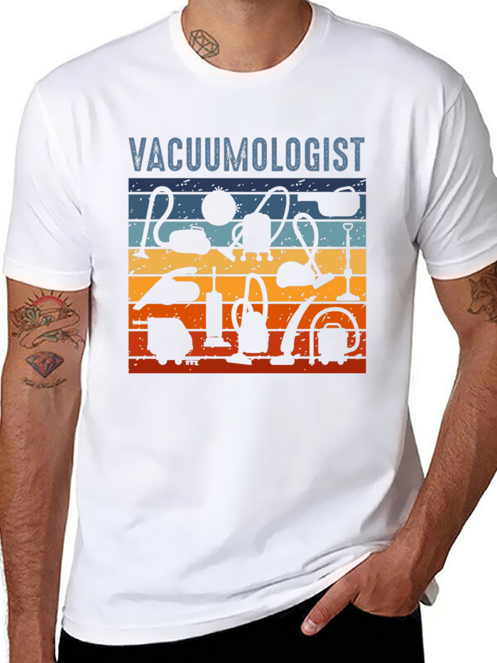 Vacuumologist T-Shirt - Retro Vacuum Cleaner Design