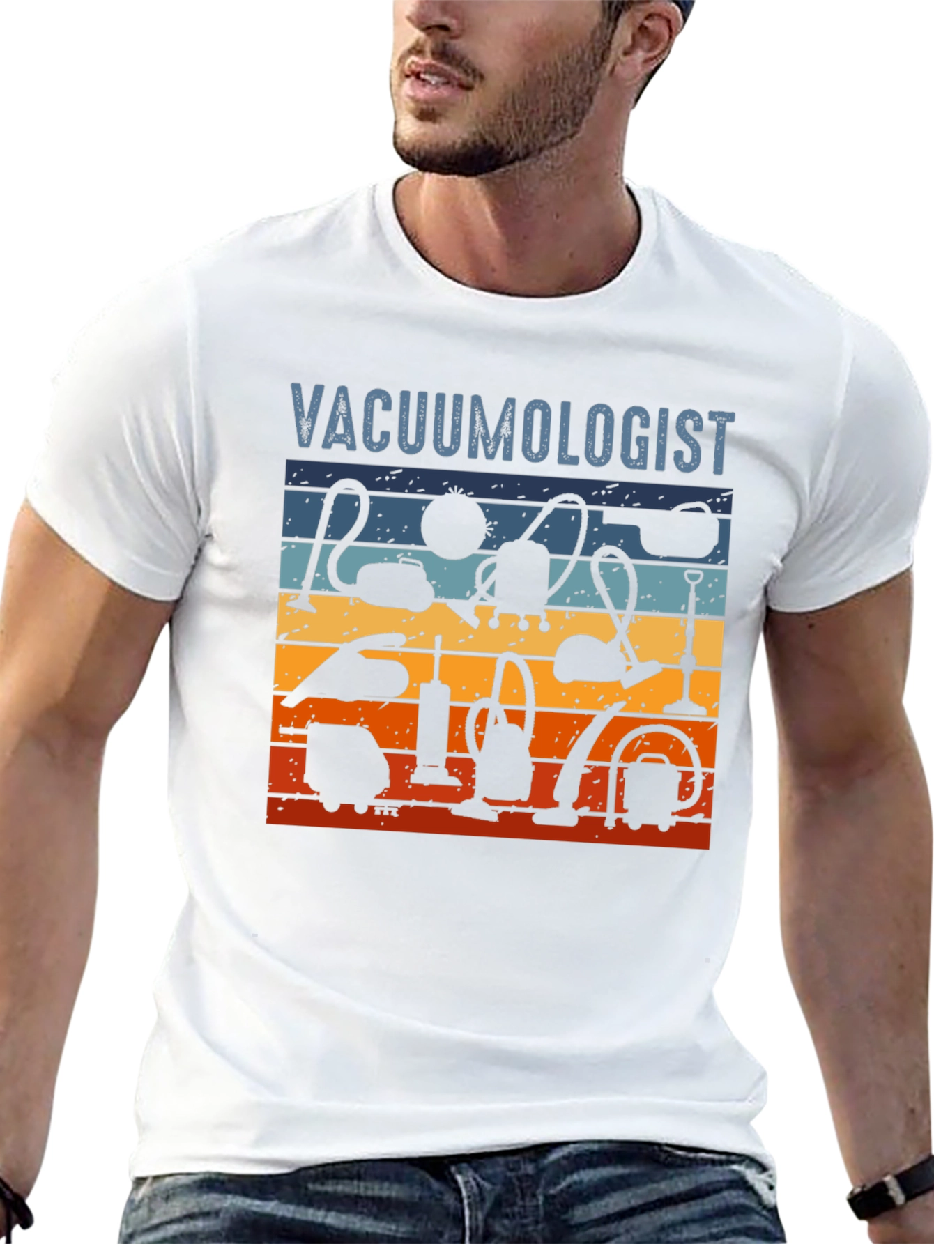 Vacuumologist T-Shirt - Retro Vacuum Cleaner Design