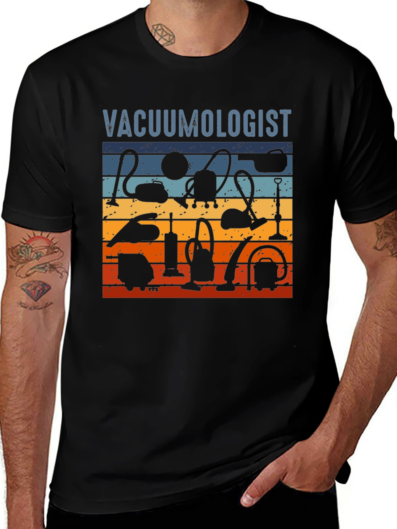 Vacuumologist T-Shirt - Retro Vacuum Cleaner Design