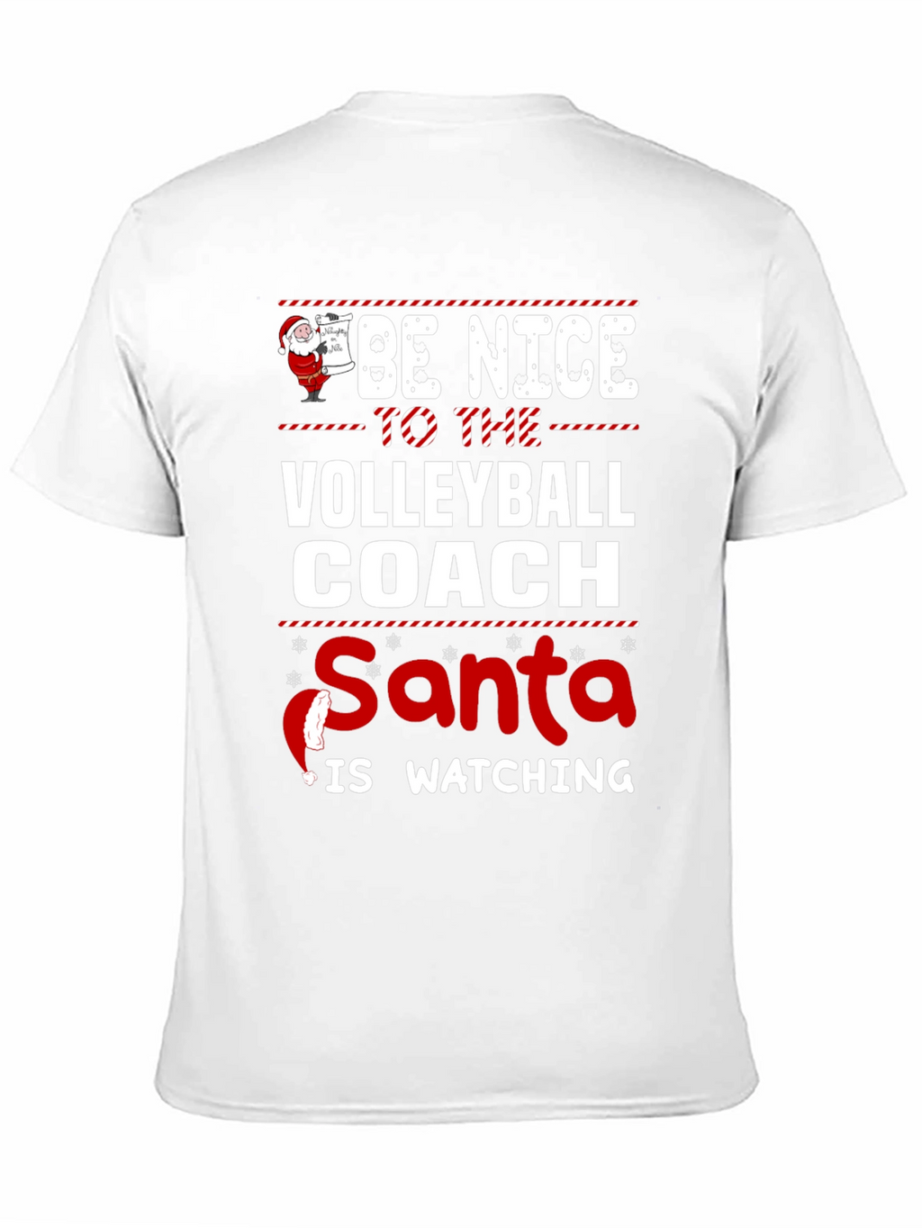 Funny Christmas Volleyball Coach T-Shirt