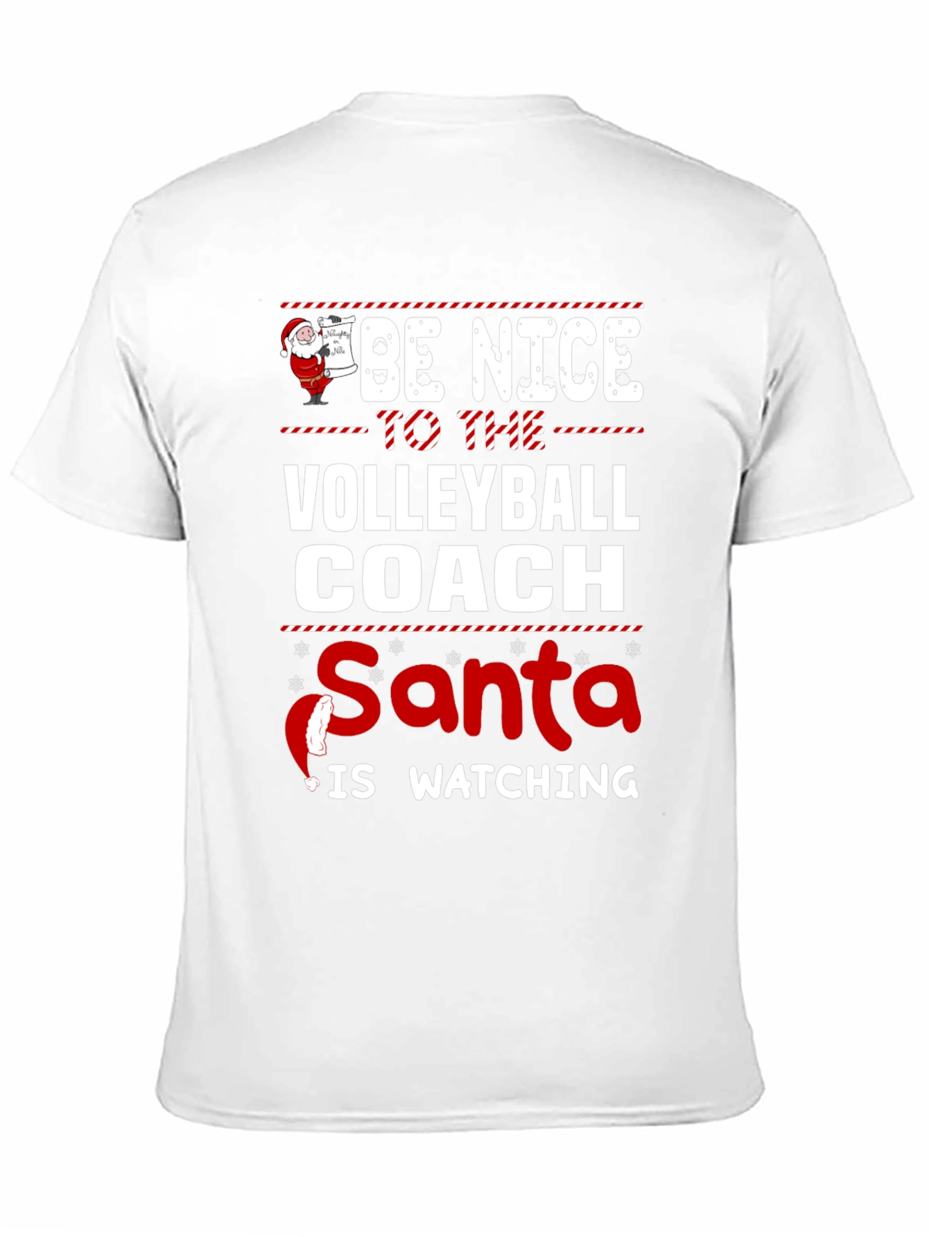 Funny Christmas Volleyball Coach T-Shirt