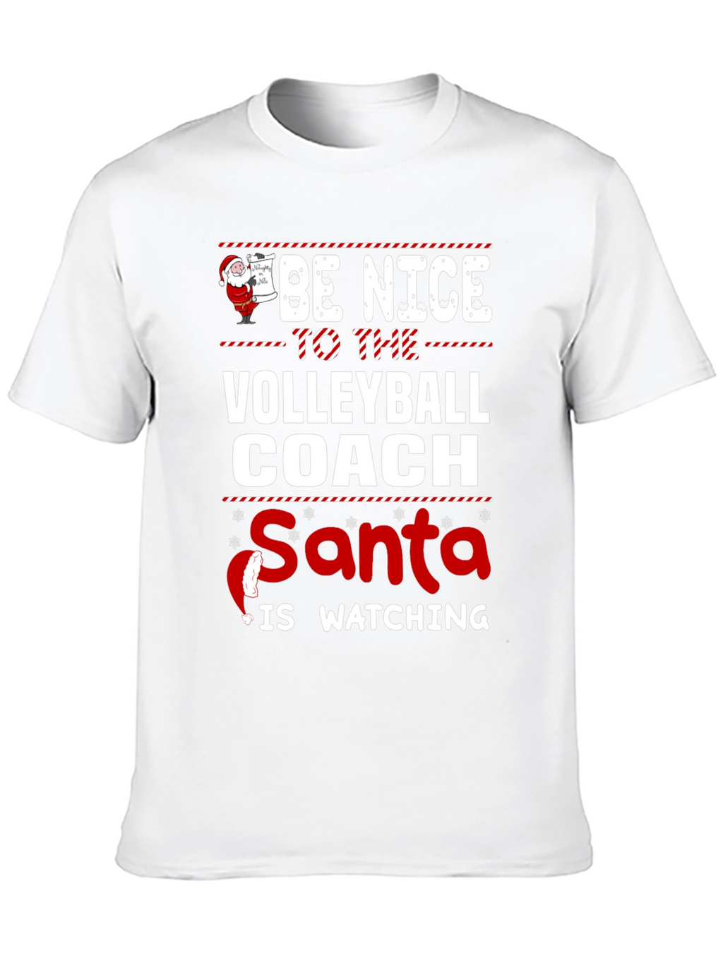 Funny Christmas Volleyball Coach T-Shirt