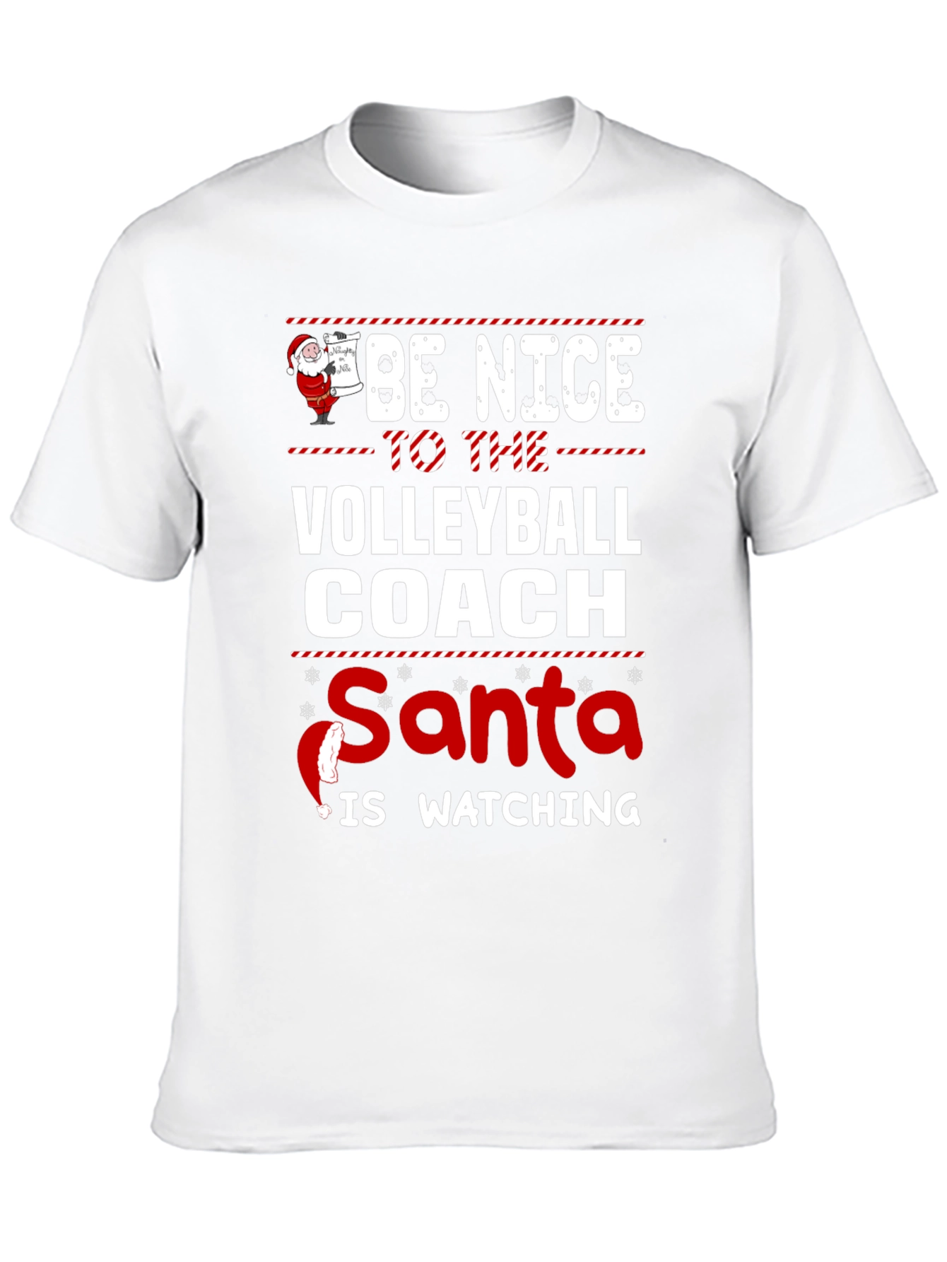 Funny Christmas Volleyball Coach T-Shirt