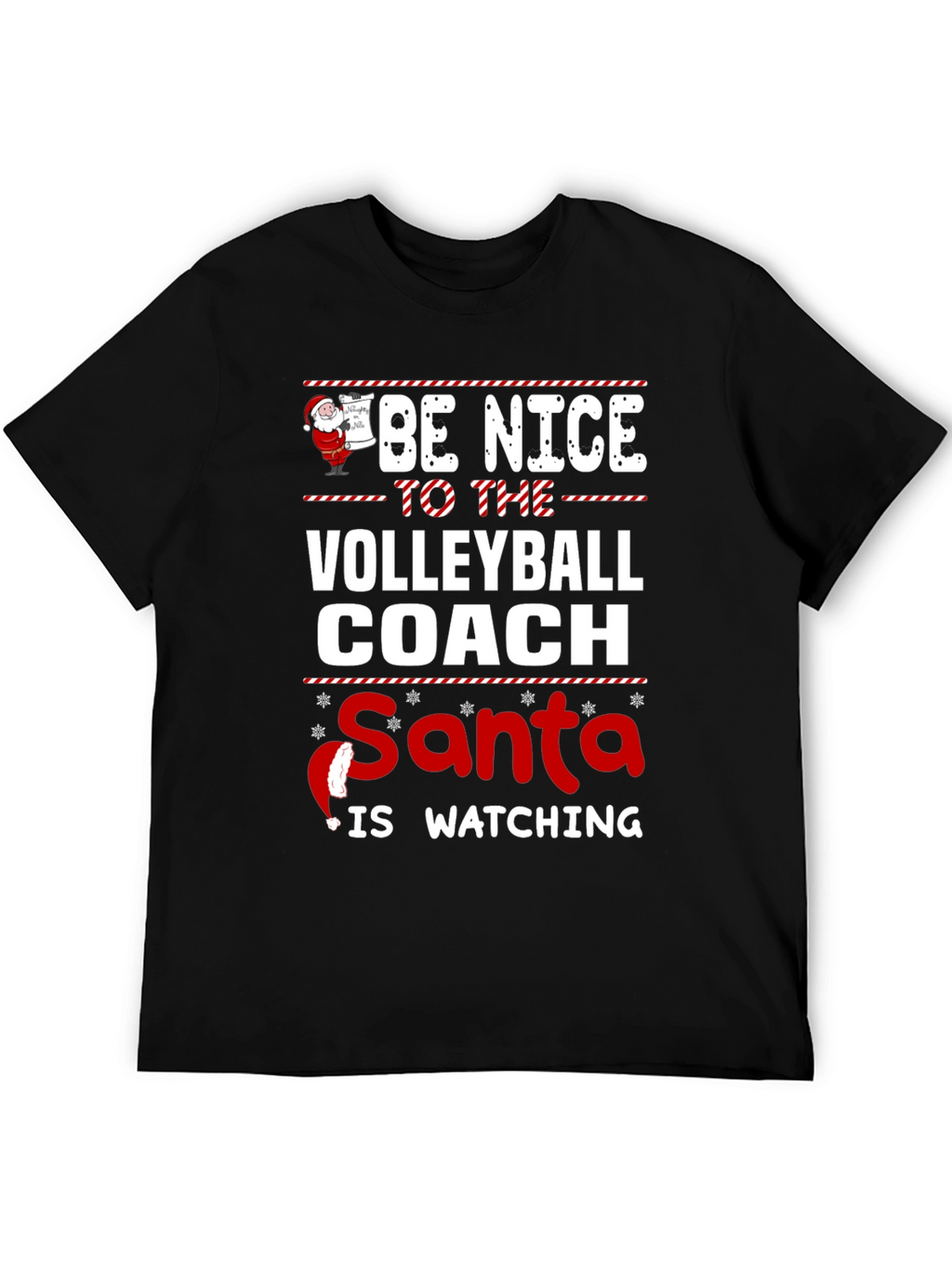 Funny Christmas Volleyball Coach T-Shirt