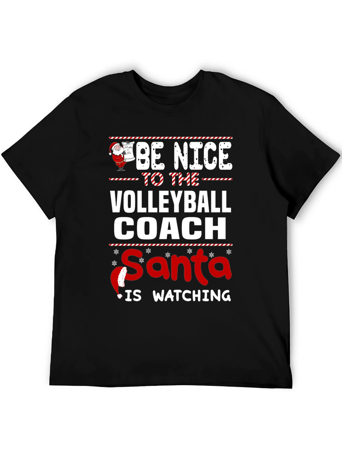 Funny Christmas Volleyball Coach T-Shirt