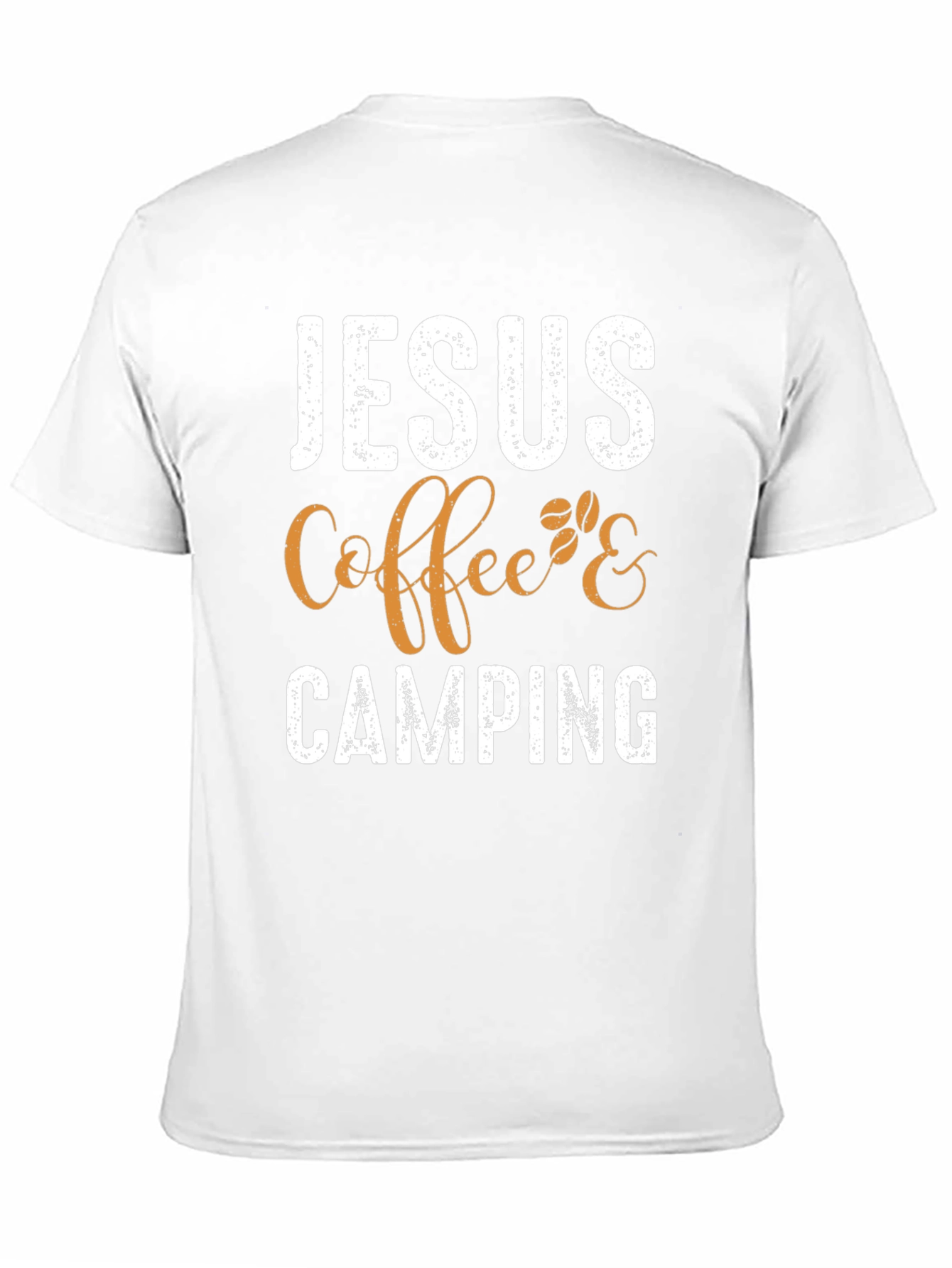 Jesus Coffee Camping T-Shirt - Christian Outdoor Apparel