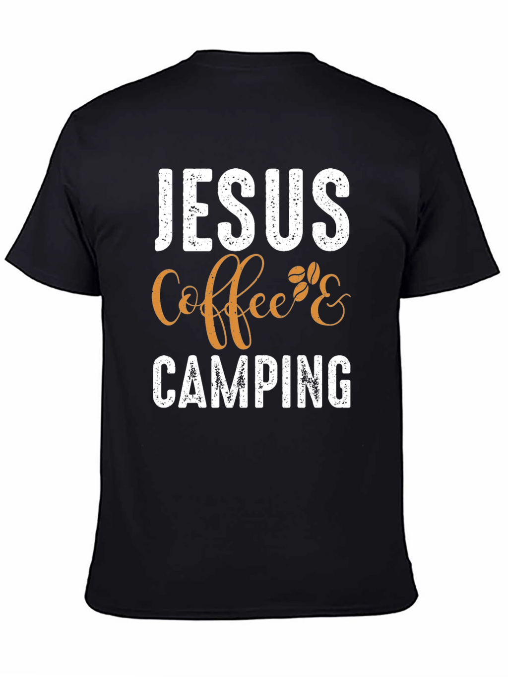 Jesus Coffee Camping T-Shirt - Christian Outdoor Apparel