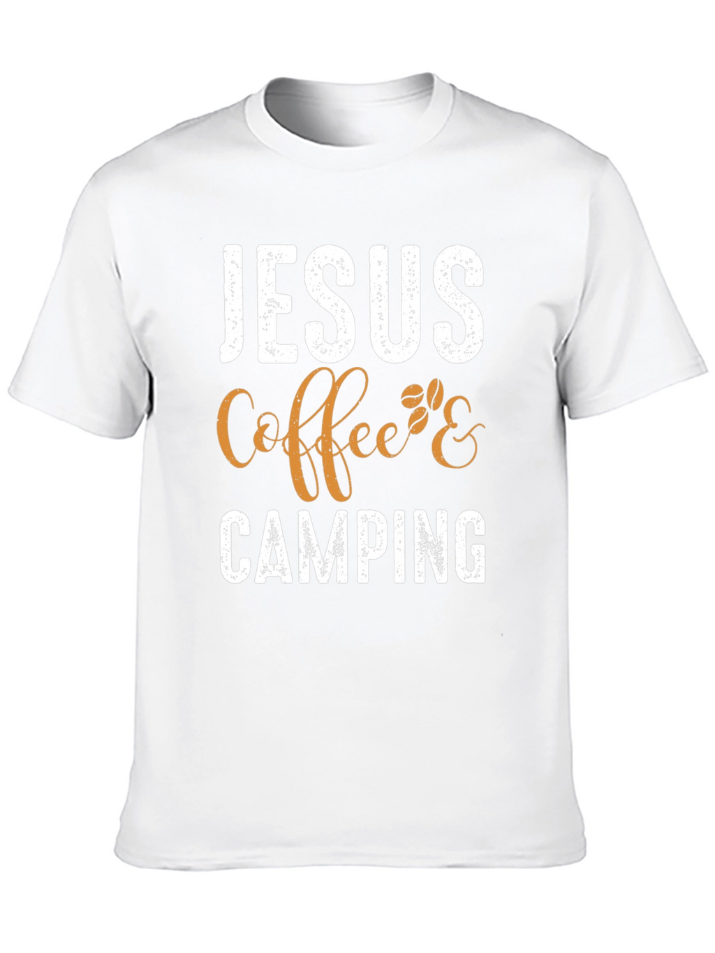 Jesus Coffee Camping T-Shirt - Christian Outdoor Apparel