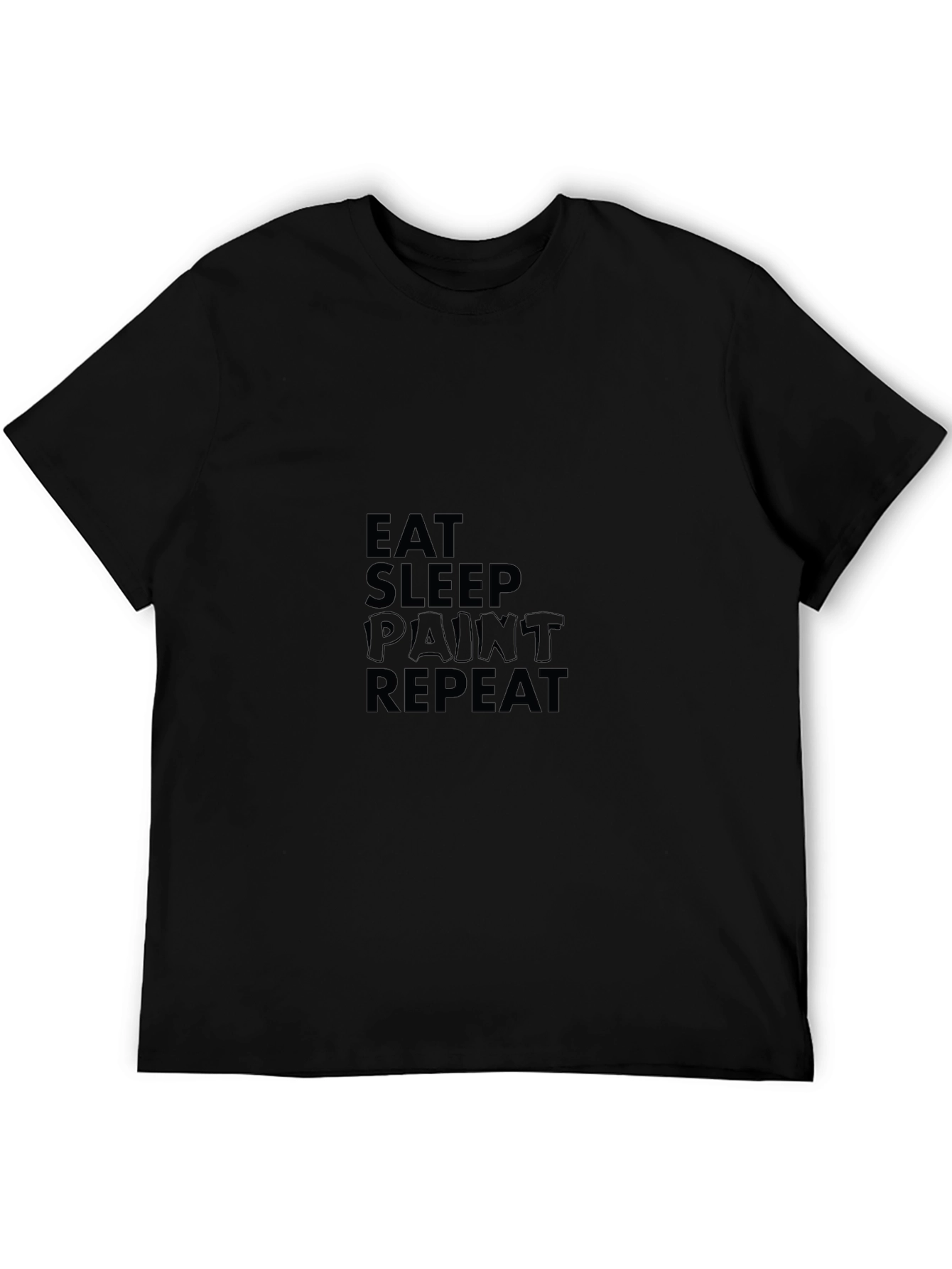 Eat Sleep Paint Repeat Graphic Tee