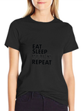 Eat Sleep Paint Repeat Graphic Tee