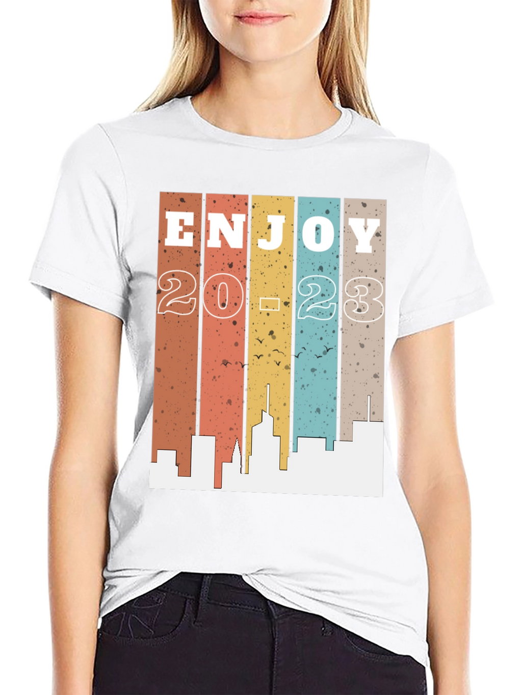 Enjoy 2023 Graphic Tee - Retro Style