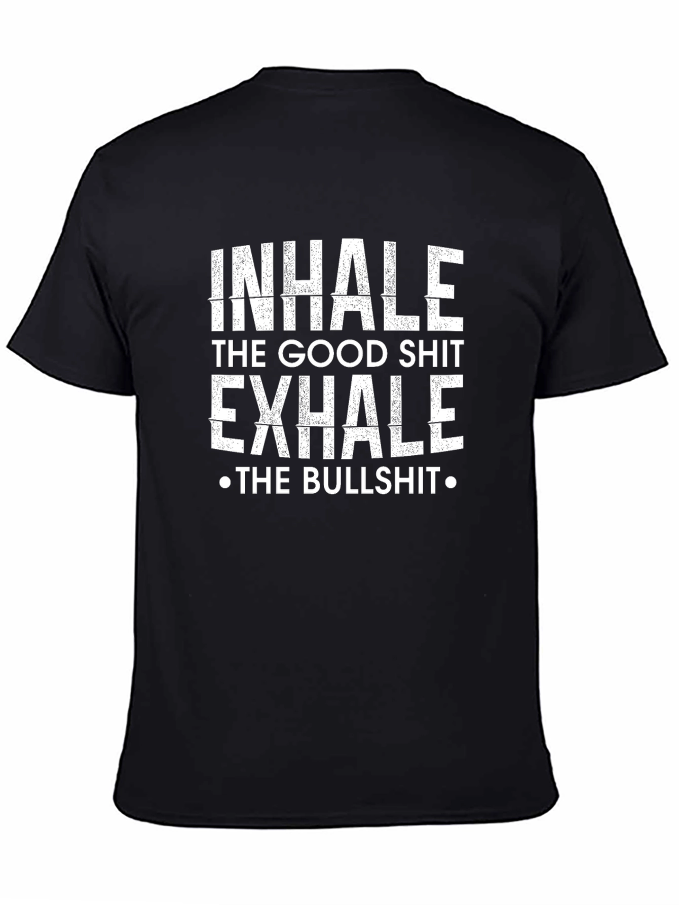 Inhale Exhale Graphic Tee - Trendy Slogan T-Shirt
