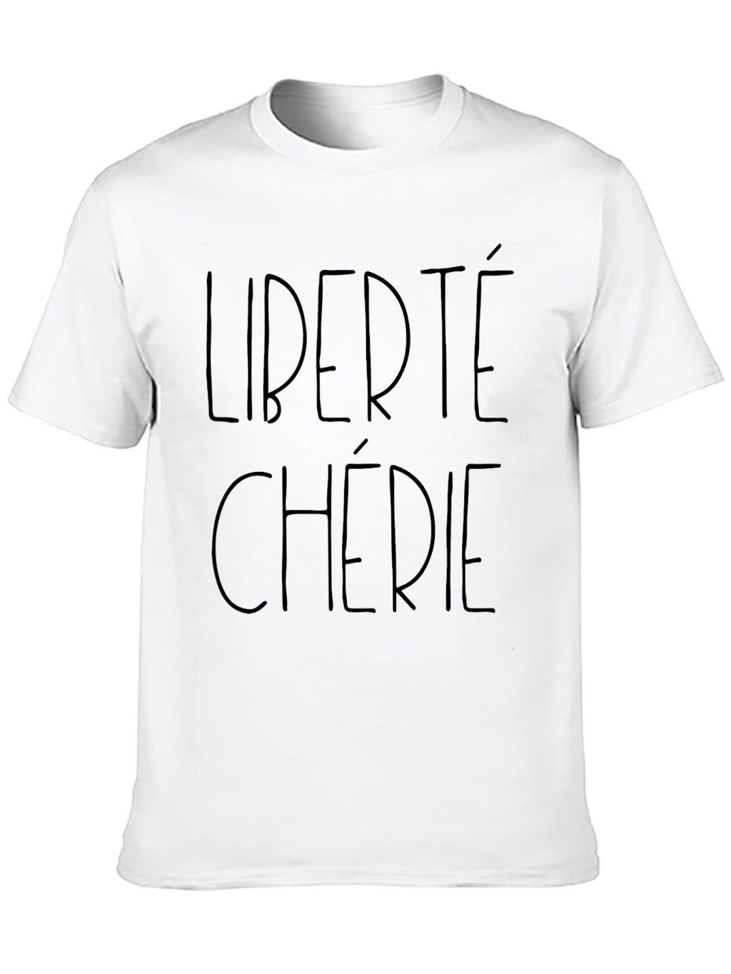 Liberté Chérie Graphic Tee - Black T-Shirt