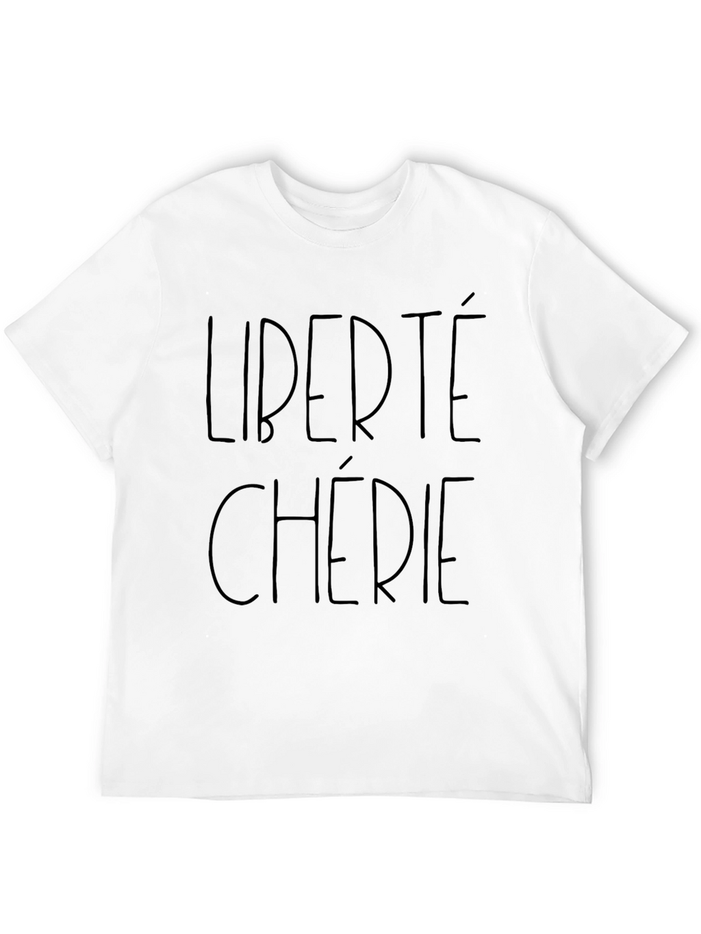 Liberté Chérie Graphic Tee - Black T-Shirt