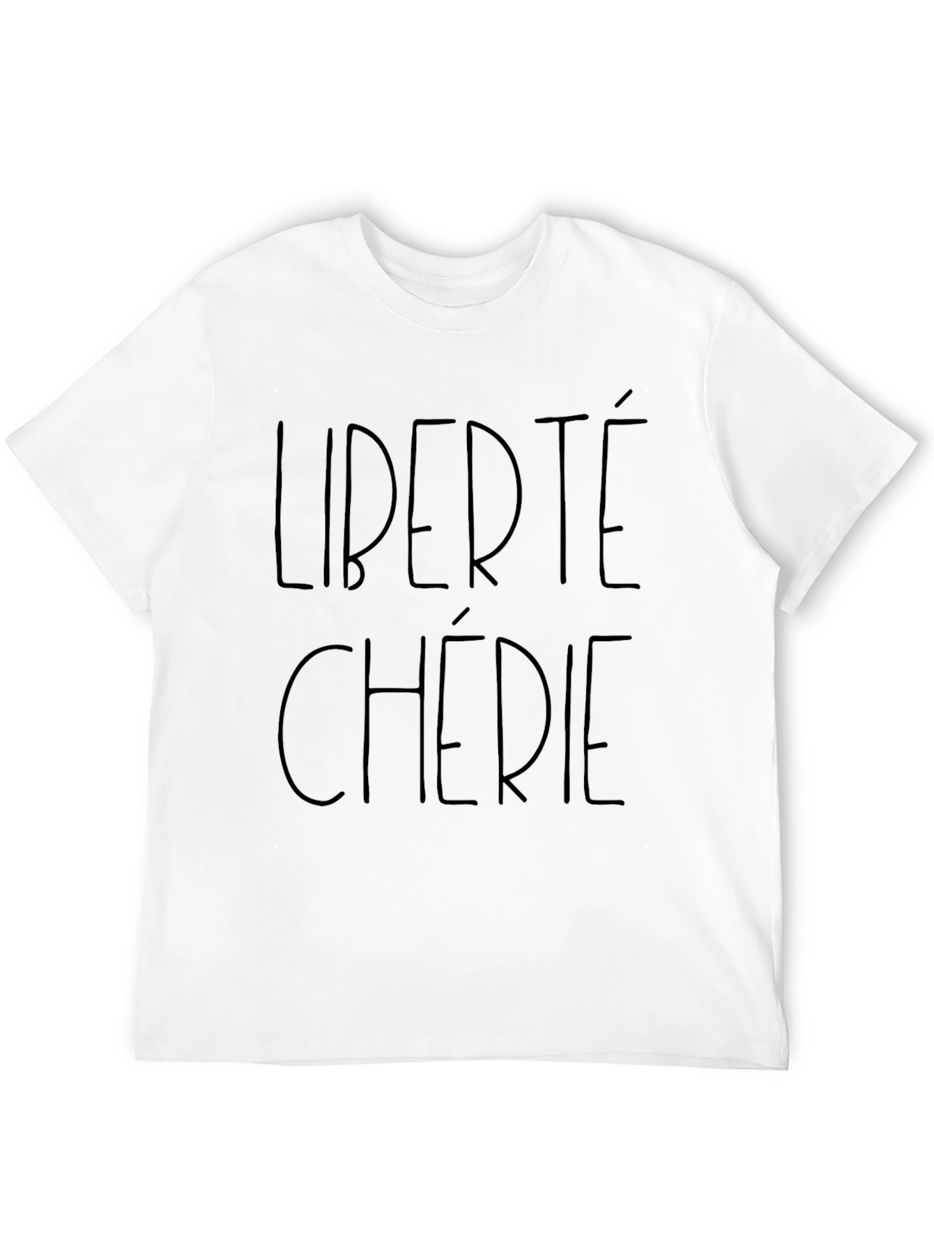 Liberté Chérie Graphic Tee - Black T-Shirt