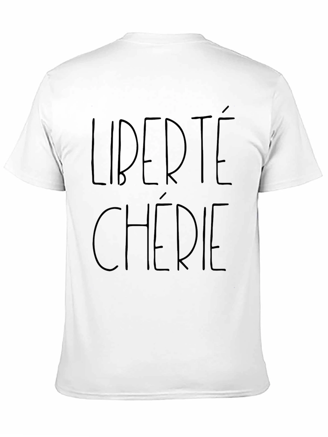 Liberté Chérie Graphic Tee - Black T-Shirt
