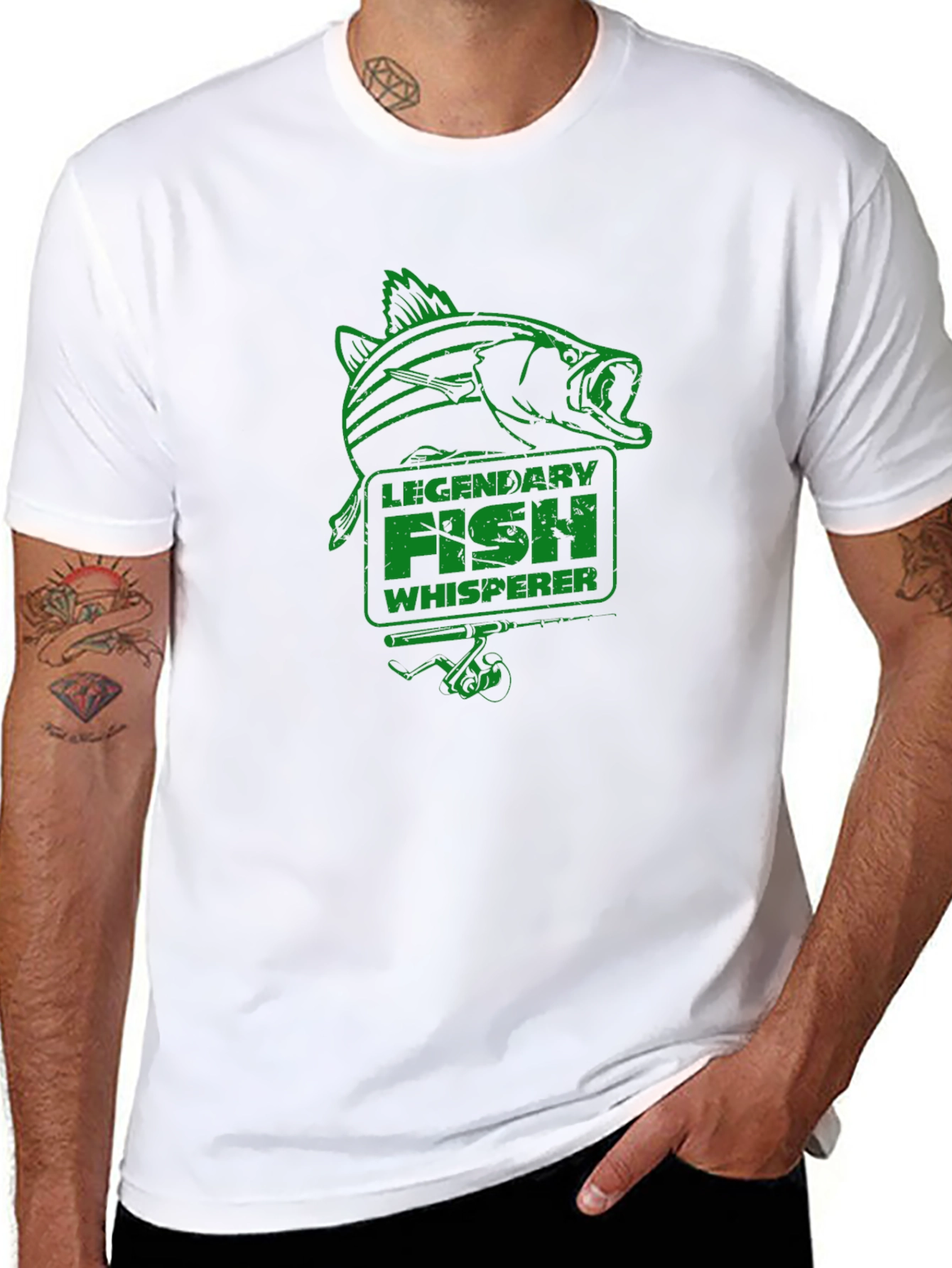 Legendary Fish Whisperer Graphic T-Shirt