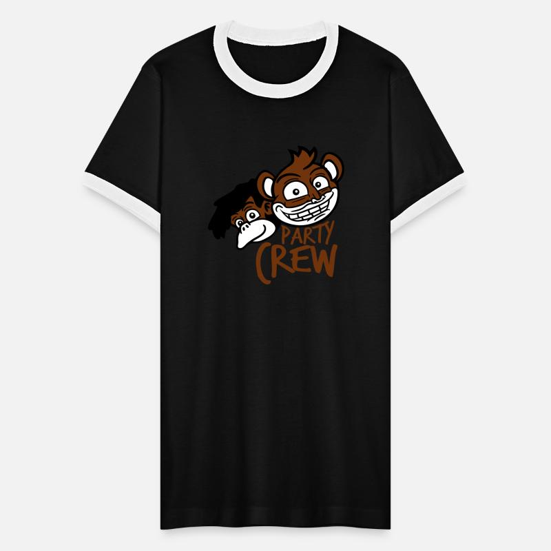 Monkey Chimpanzee Party Animals Crew Team Friends