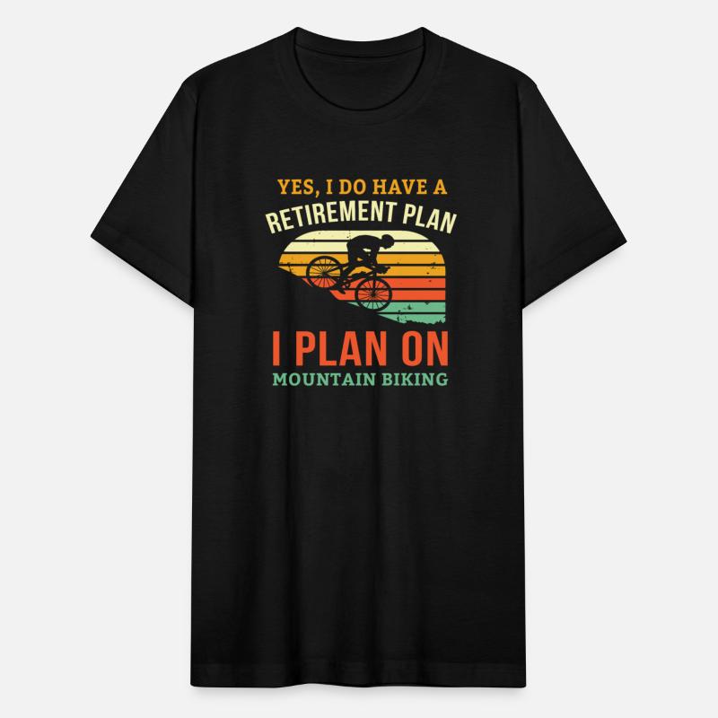 Mountain Biker Retirement Shirt, Retired Mountain