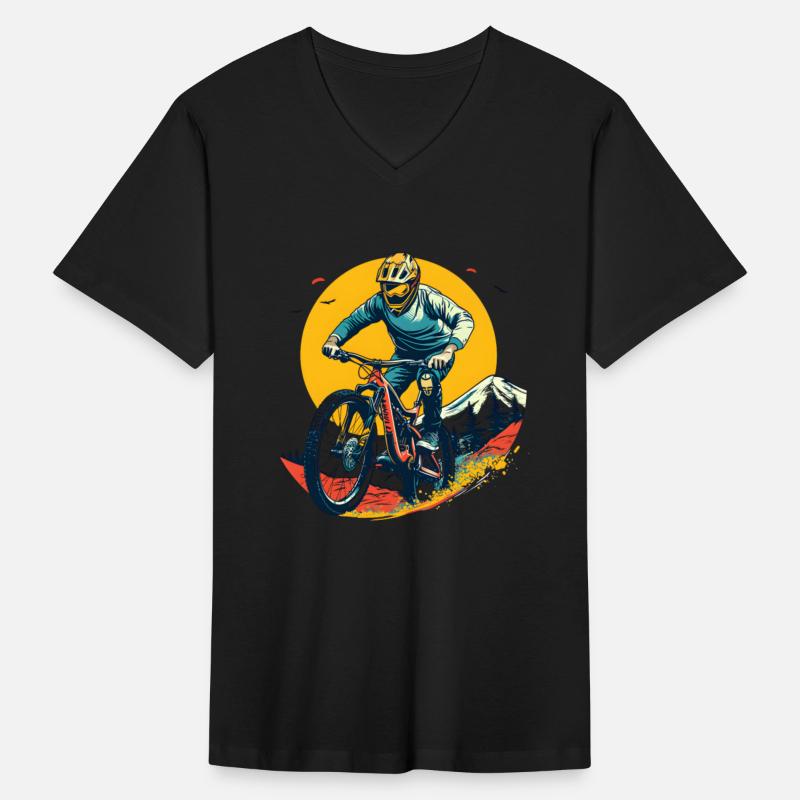 Mountain Biking Illustration