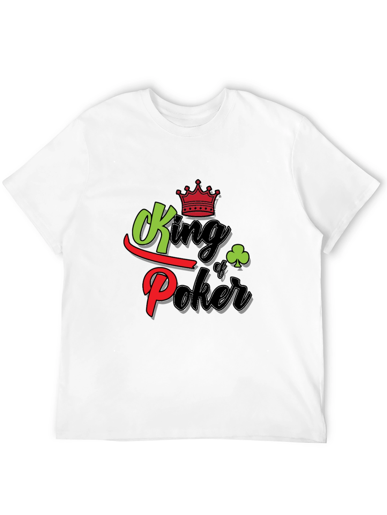 King of Poker Graphic T-Shirt - Black