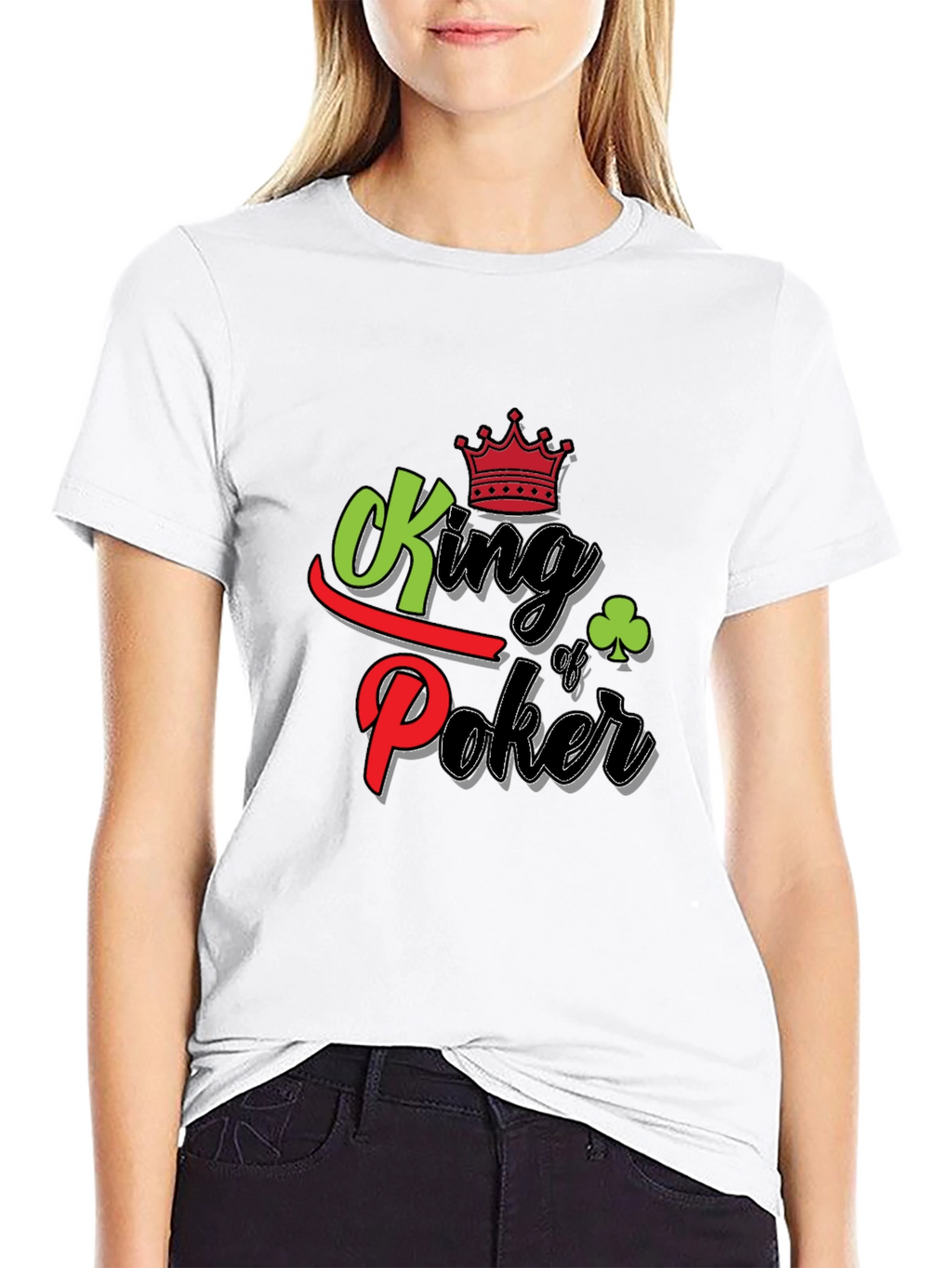 King of Poker Graphic T-Shirt - Black